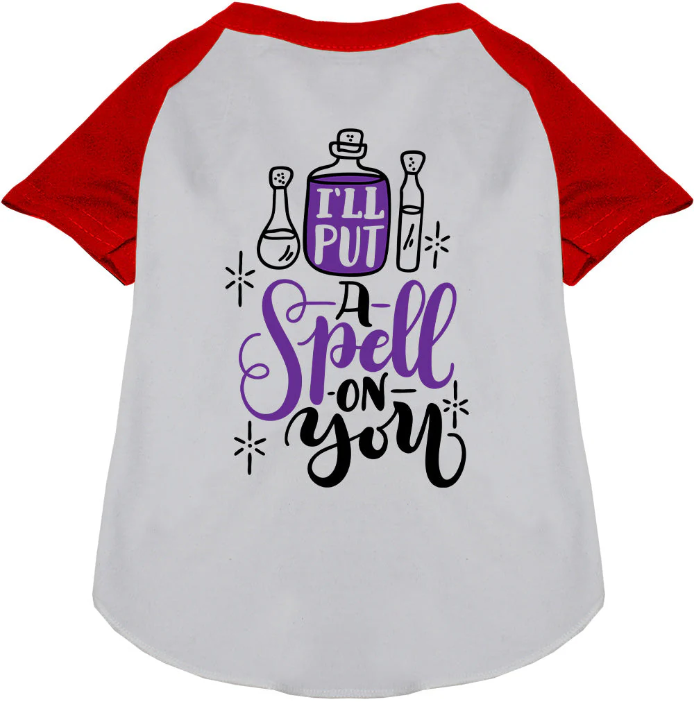 Put a Spell on You Pet Raglan Shirt - Image 7