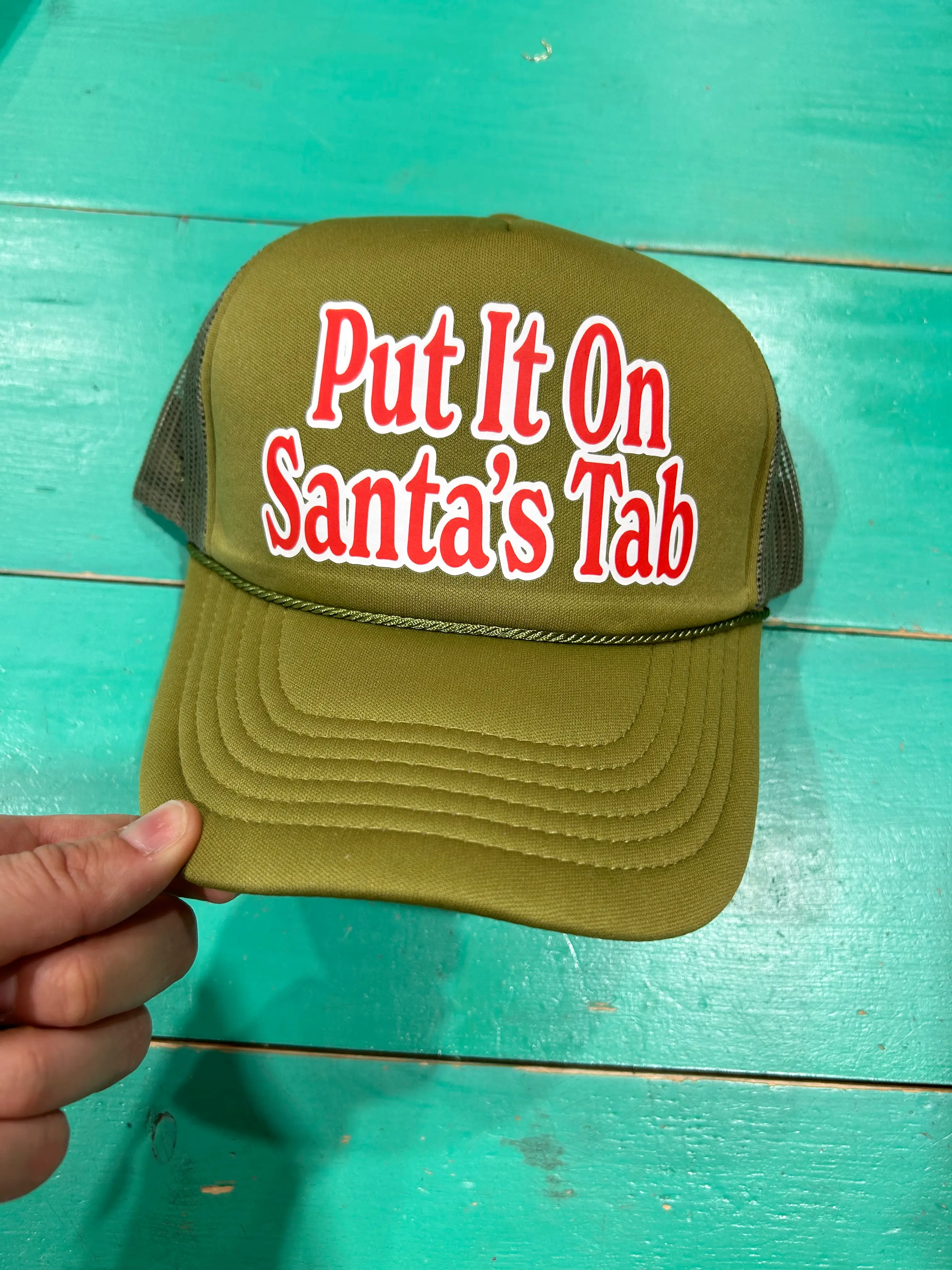 Put It On Santa's Tab Trucker - Image 3