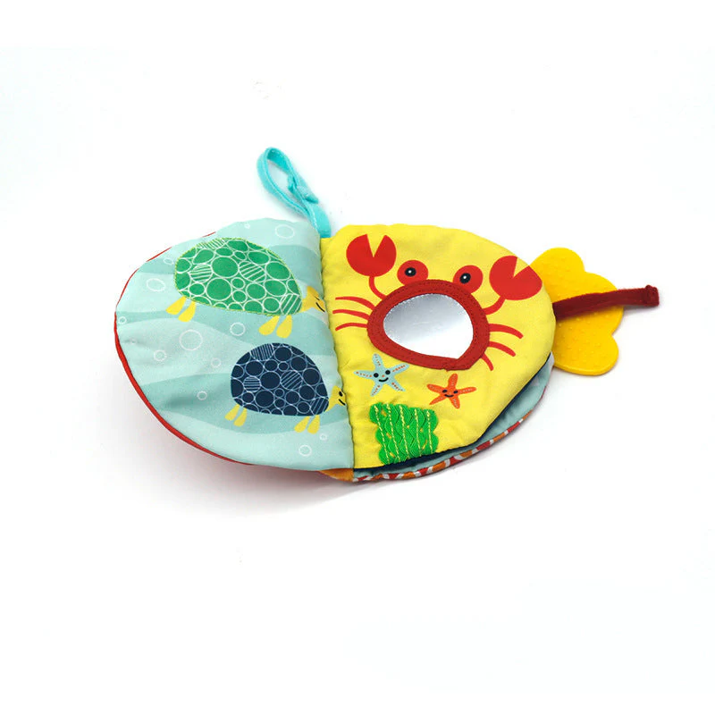Puzzle baby cartoon little fish cloth book doll - Image 3