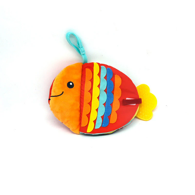 Puzzle baby cartoon little fish cloth book doll - Image 4