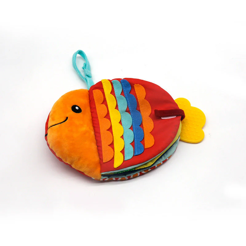Puzzle baby cartoon little fish cloth book doll - Image 5