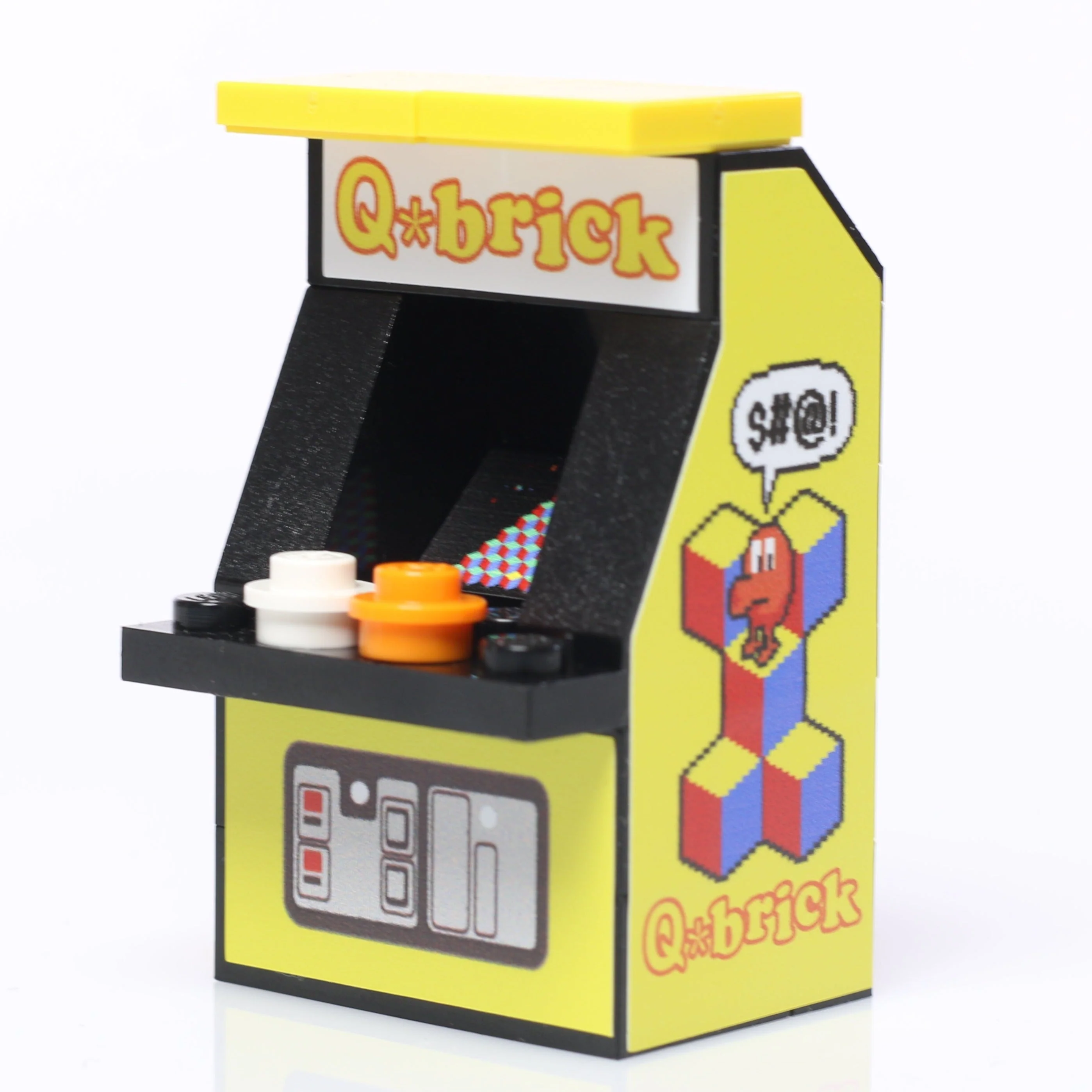 Q*Brick Arcade Machine made from LEGO parts - Image 2