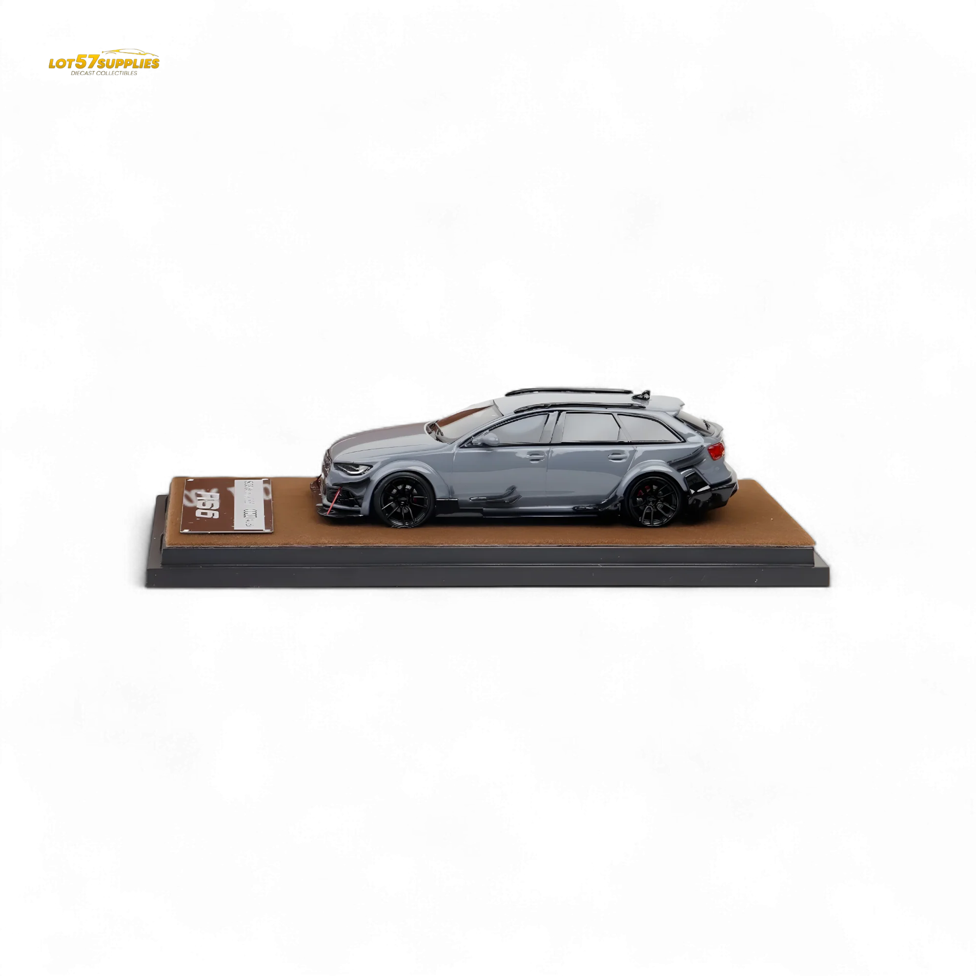 Qidian Model Audi RS6 Avant C7 Cement Grey 1:64 - Image 3