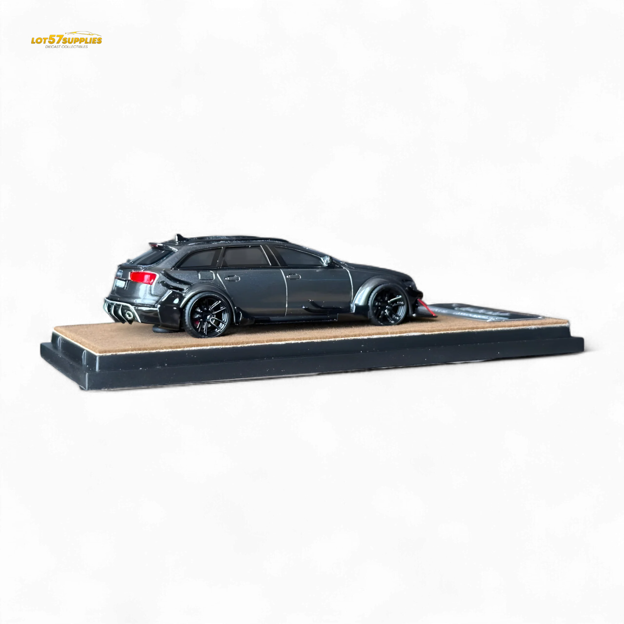 Qidian Model Audi RS6 Avant (C7) Gungrey 1:64 - Image 3