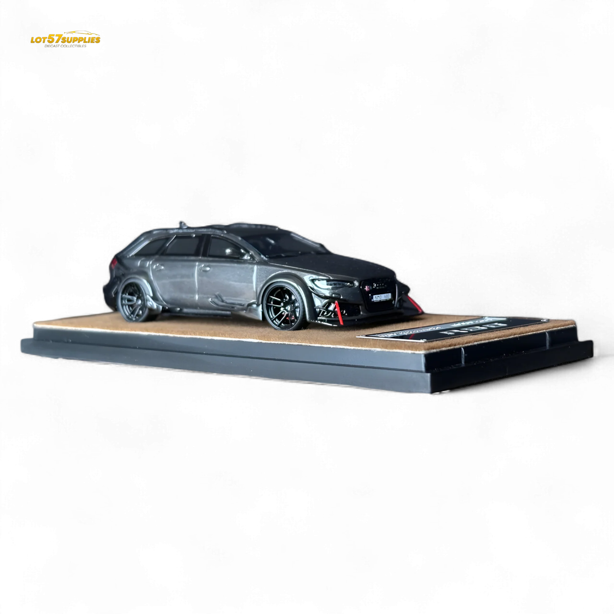 Qidian Model Audi RS6 Avant (C7) Gungrey 1:64 - Image 4