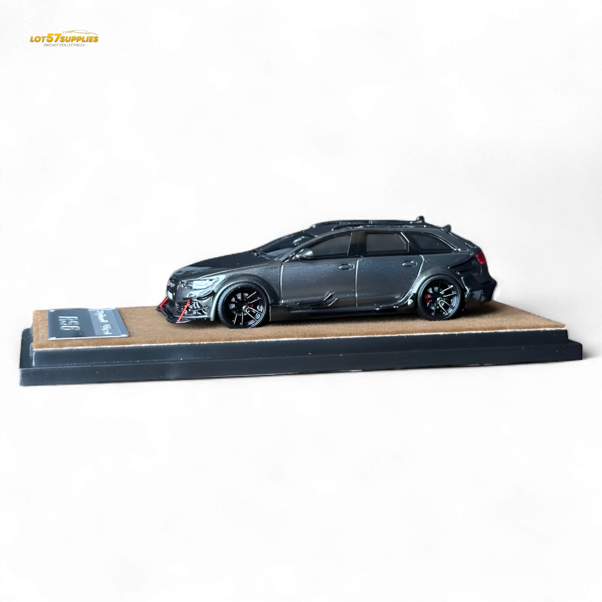 Qidian Model Audi RS6 Avant (C7) Gungrey 1:64 - Image 5