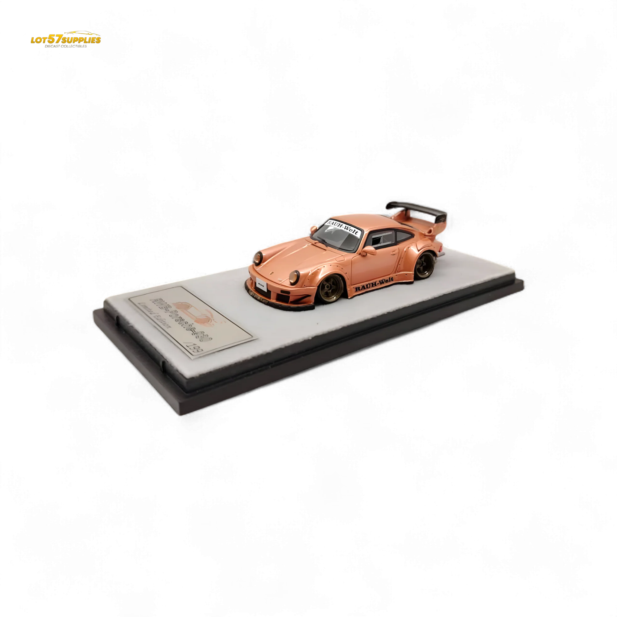 QIDIAN Porsche RWB 930 Champagne Gold 1:64 - Image 3