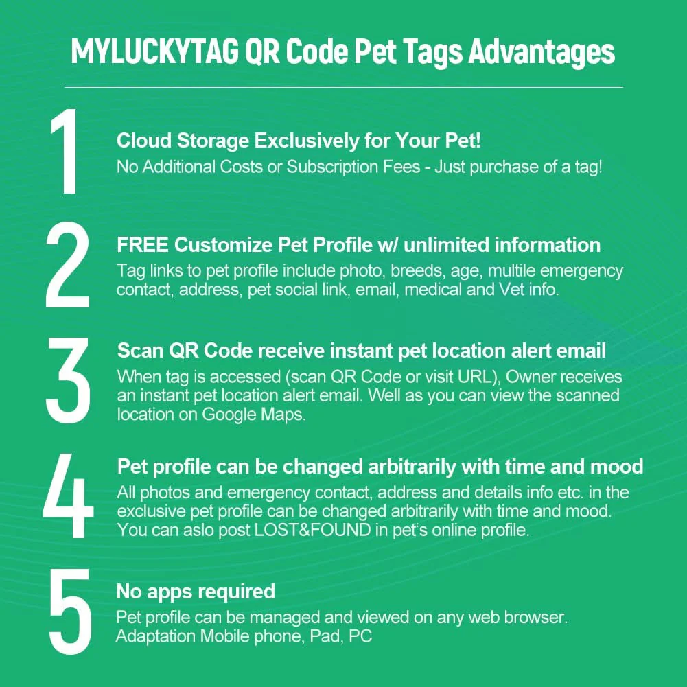 QR Code Pet Tags: Instant Email Alerts & Online Profiles - Image 6