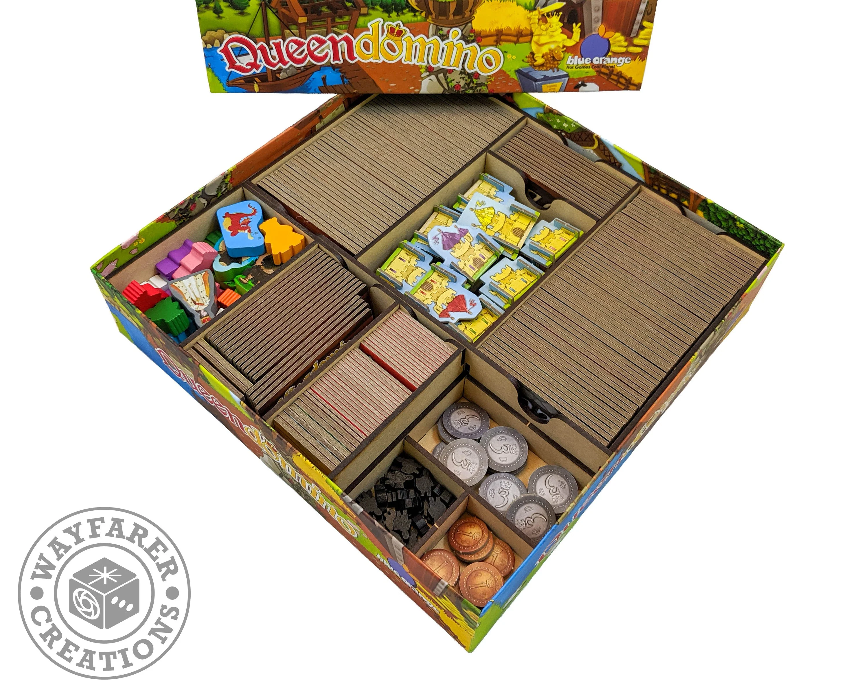 Queendomino Board Game Organizer Insert - Image 2