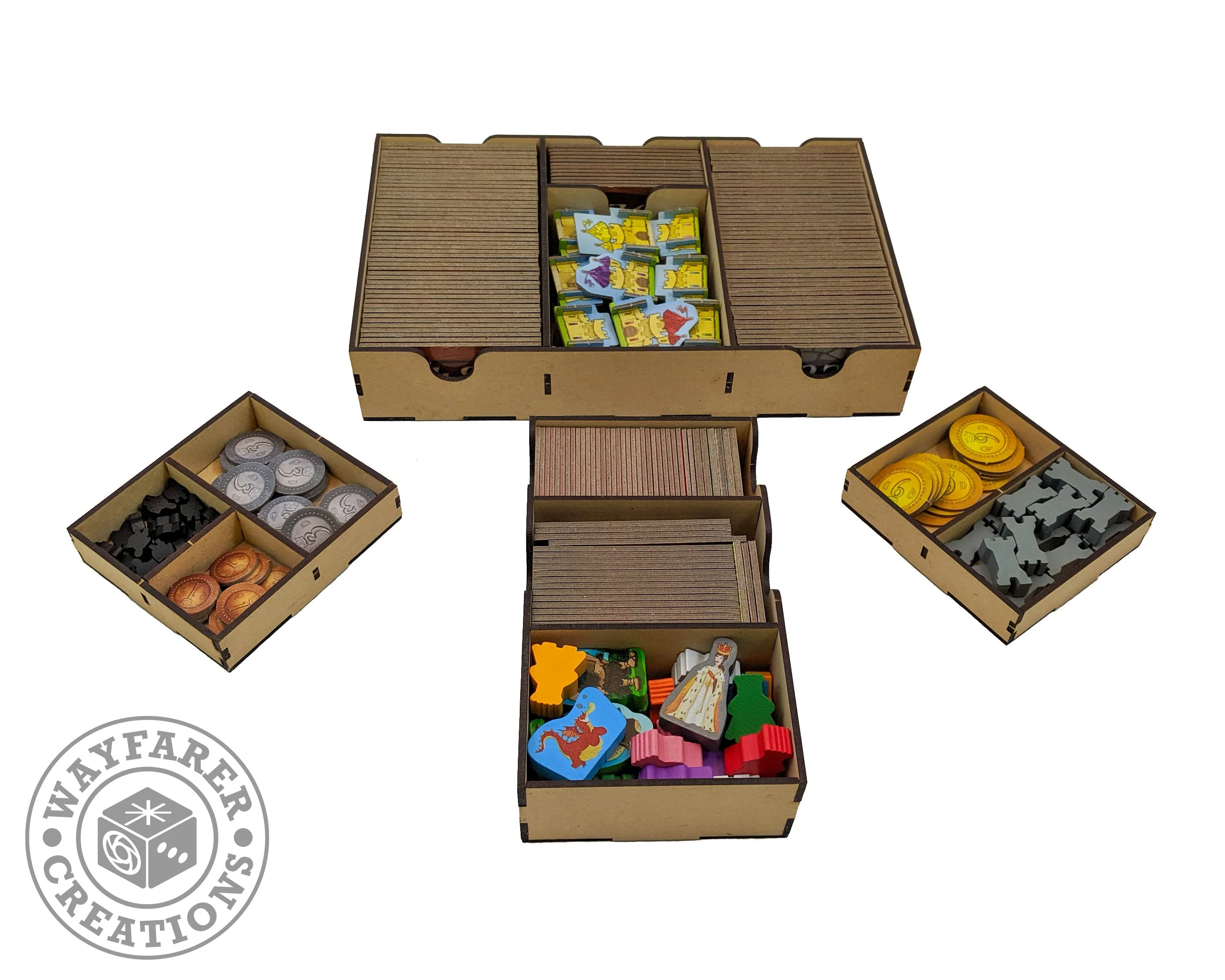 Queendomino Board Game Organizer Insert - Image 3