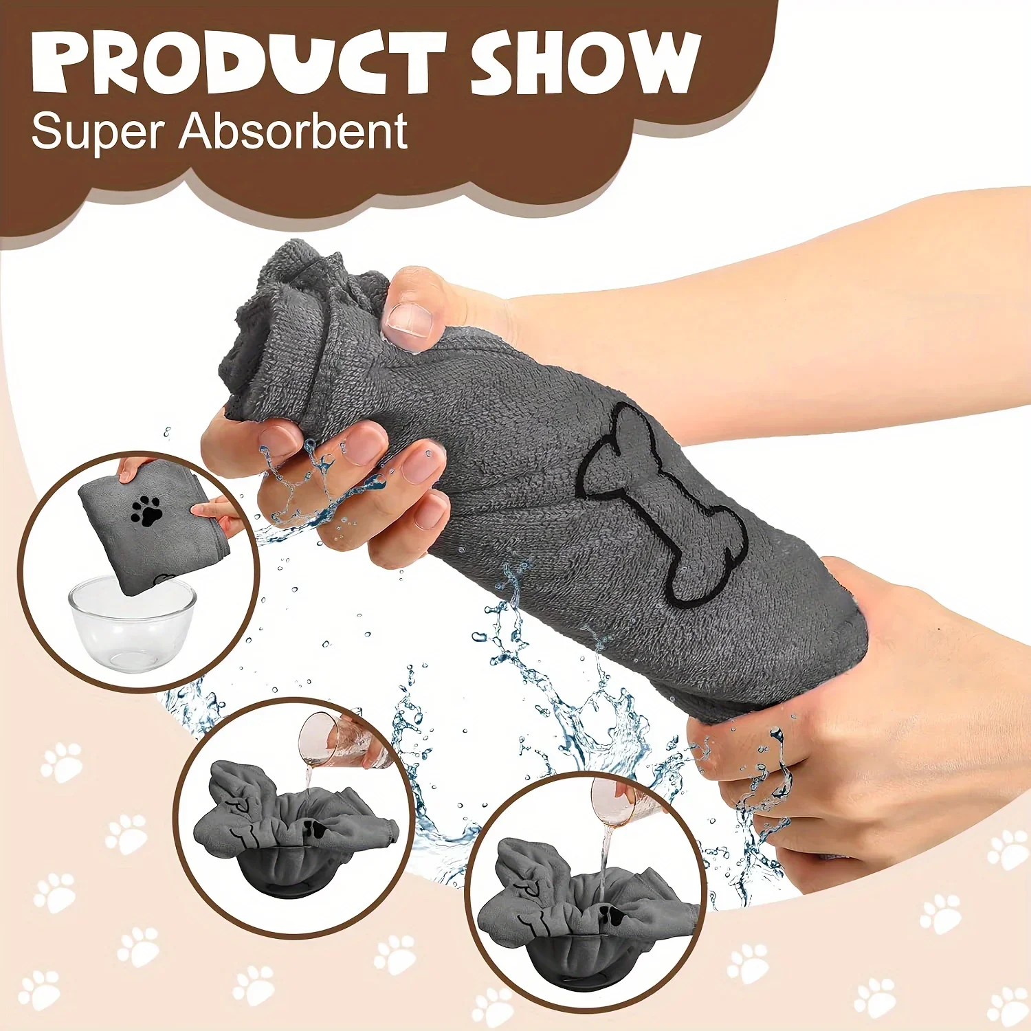 Quick-Drying Microfiber Dog Towel – Super Absorbent - Image 5