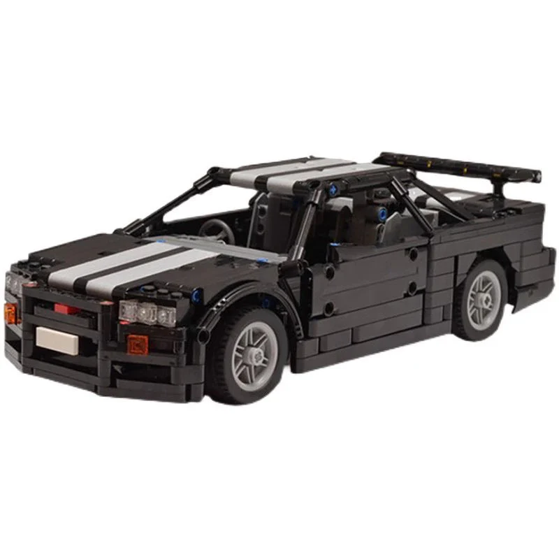 R34 Sports Car Remote Control Building Block Toy - Image 5