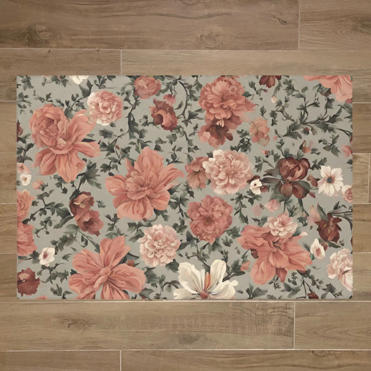 Rabbit Mat, Floral - Image 2