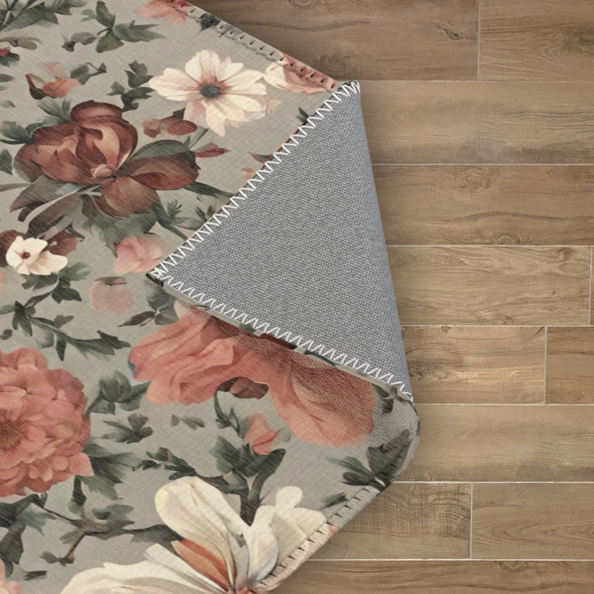 Rabbit Mat, Floral - Image 3