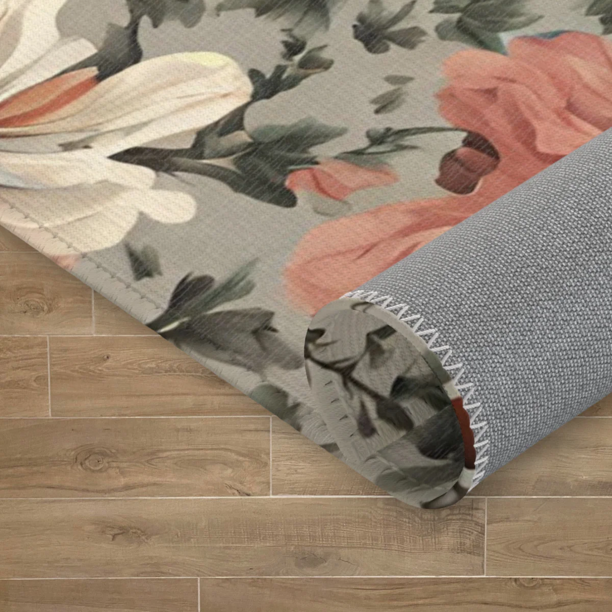 Rabbit Mat, Floral - Image 4