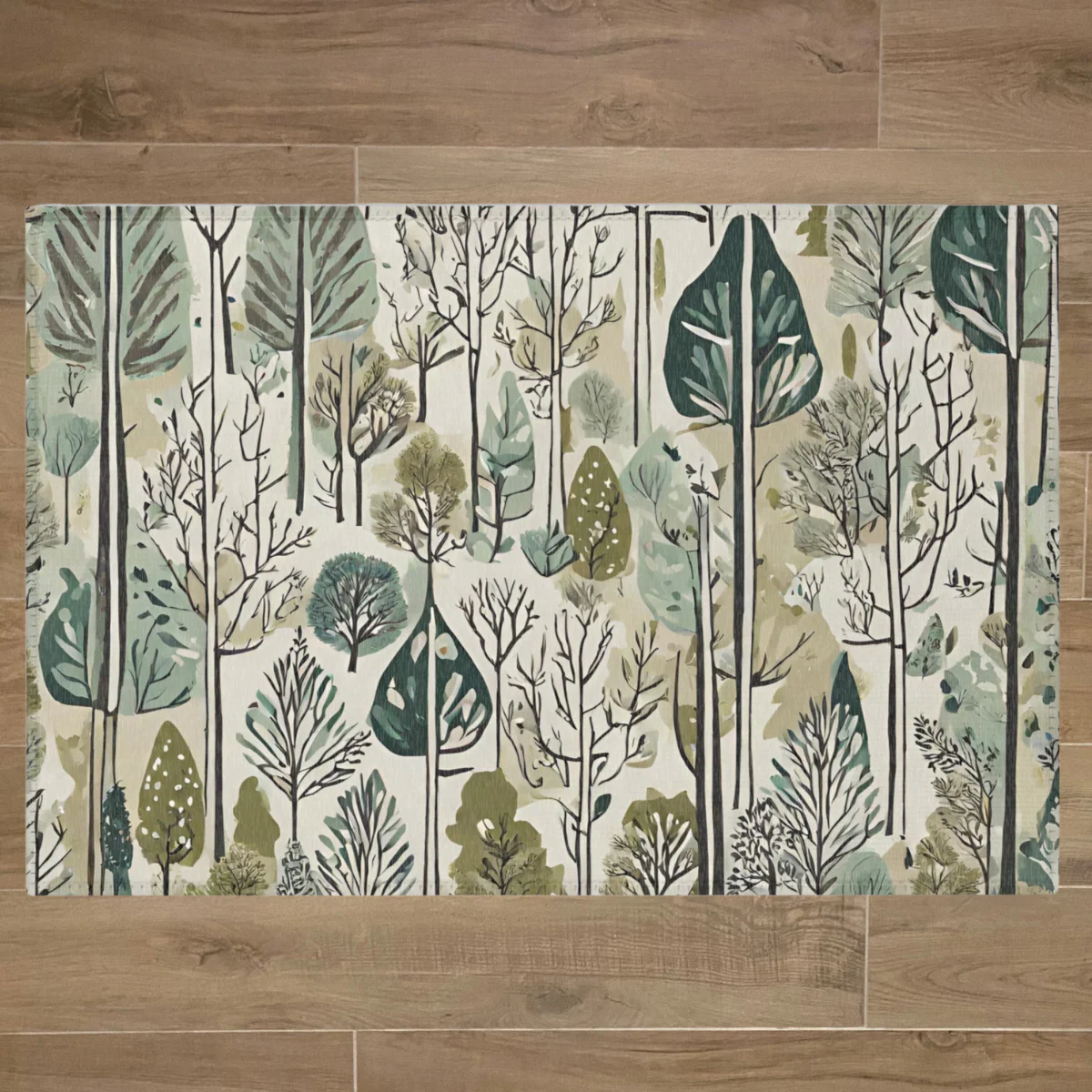 Rabbit Mat Green Forest - Image 2