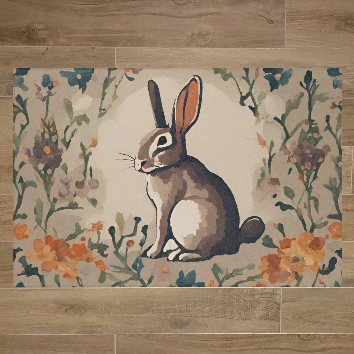 Rabbit Mat, Watercolor - Image 2