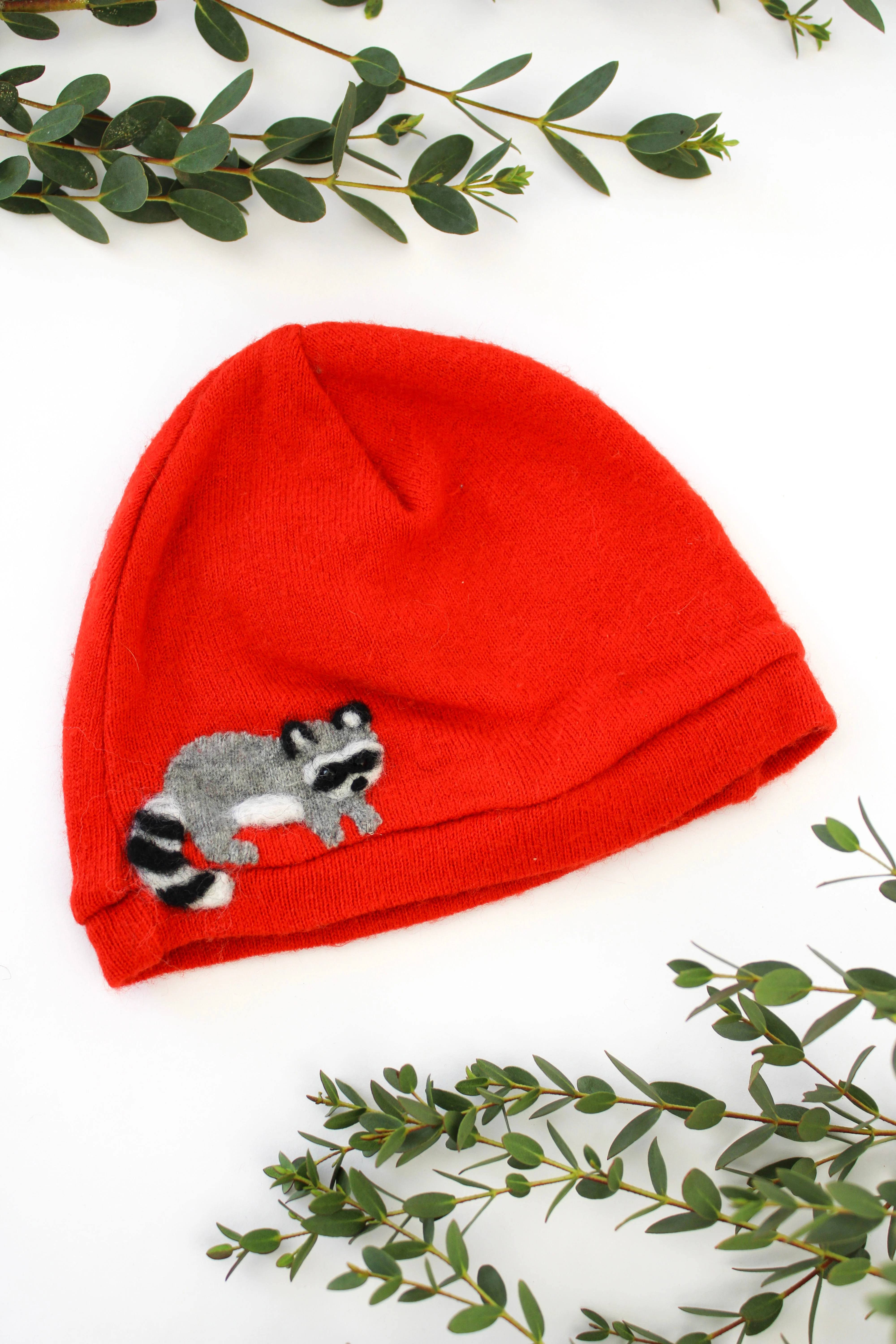 Raccoon Cashmere Hat - Baby - Image 12