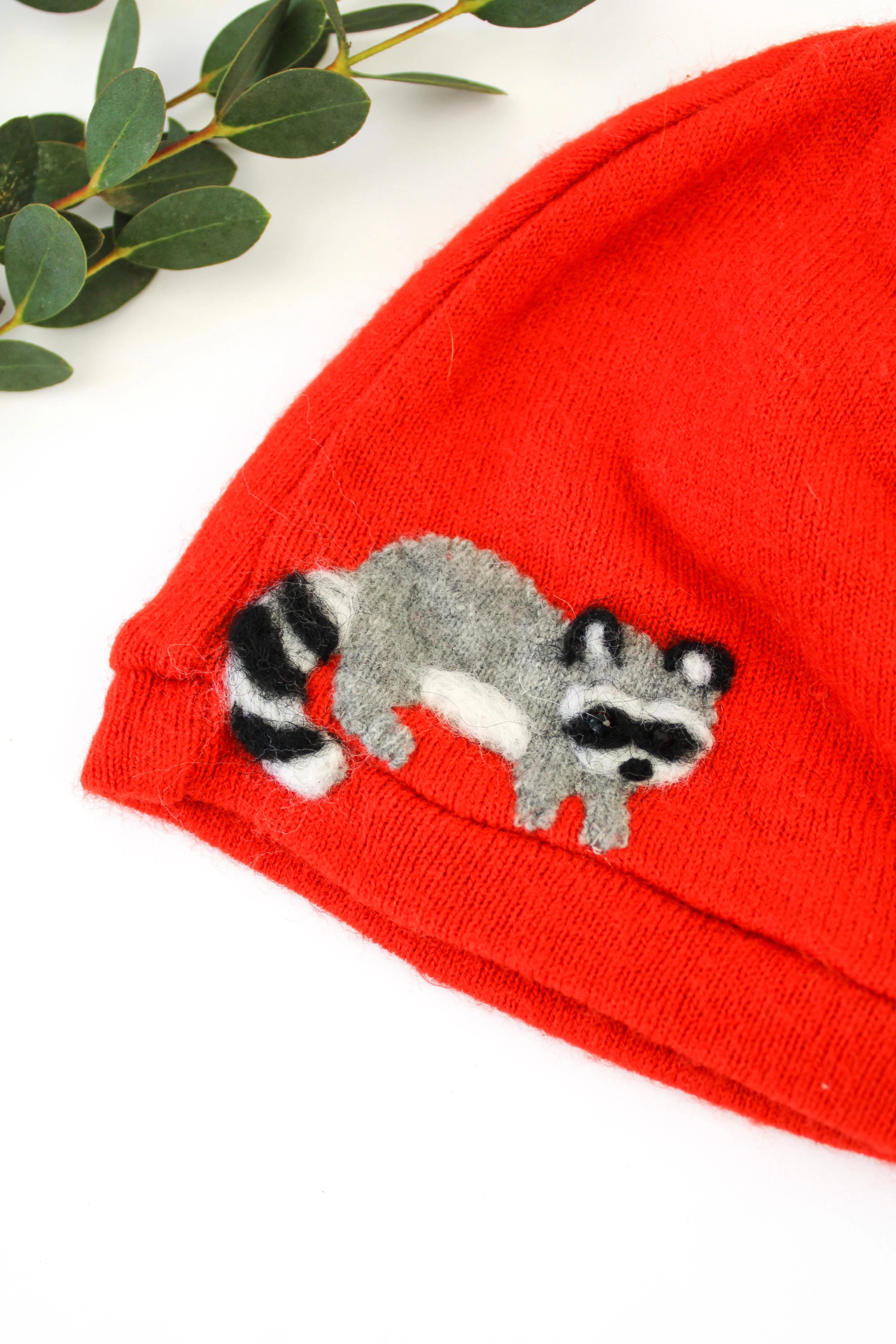 Raccoon Cashmere Hat - Baby - Image 13