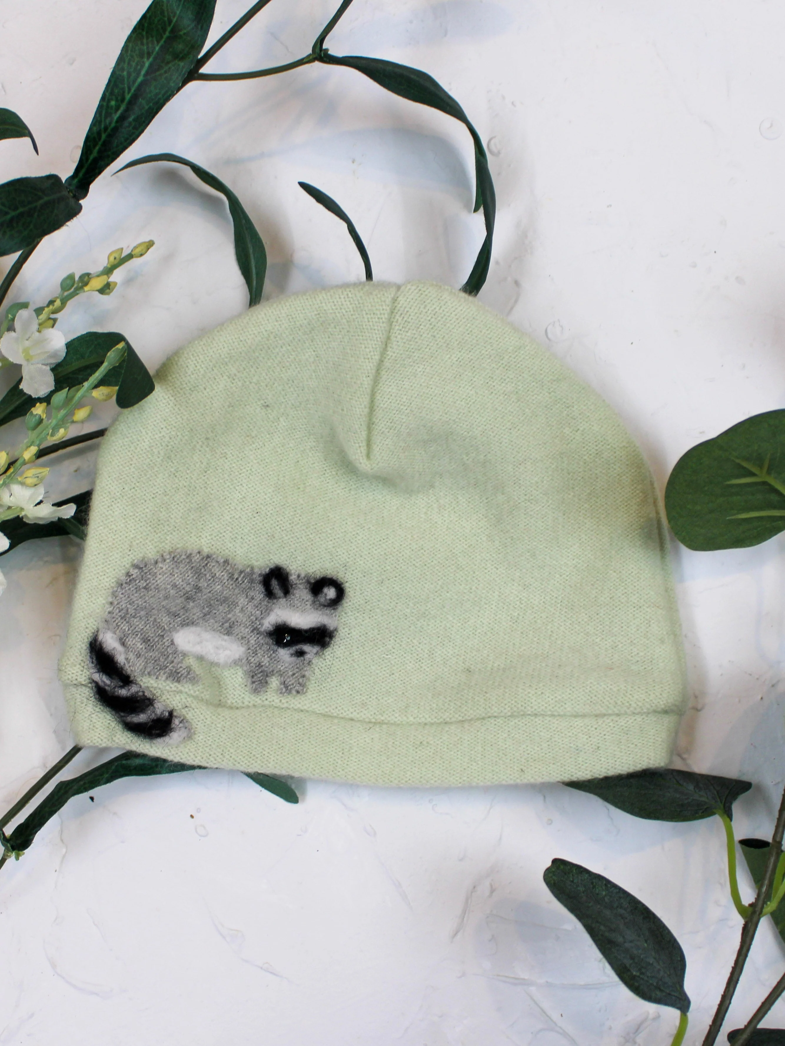 Raccoon Cashmere Hat - Baby - Image 15