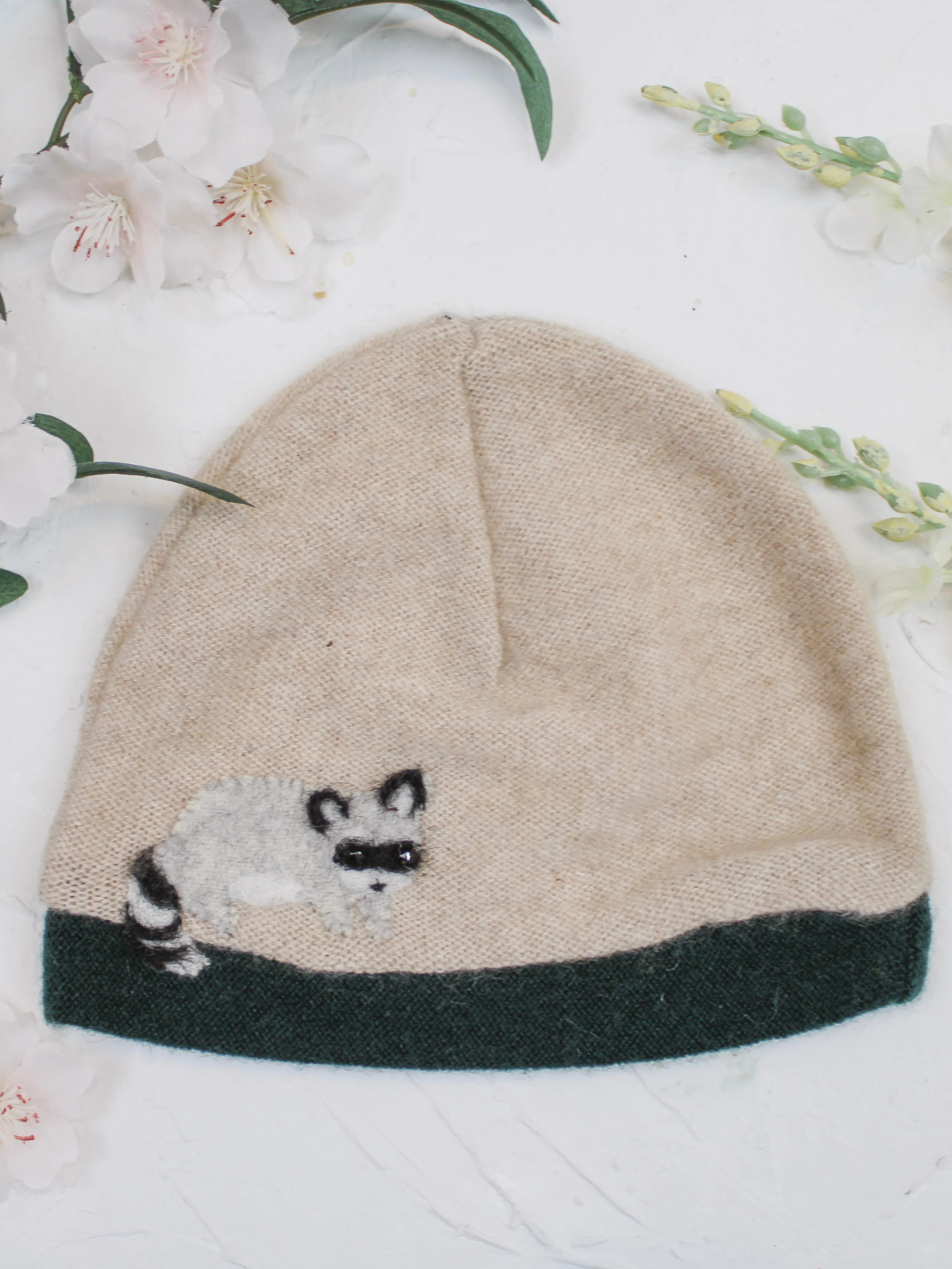 Raccoon Cashmere Hat - Baby - Image 18