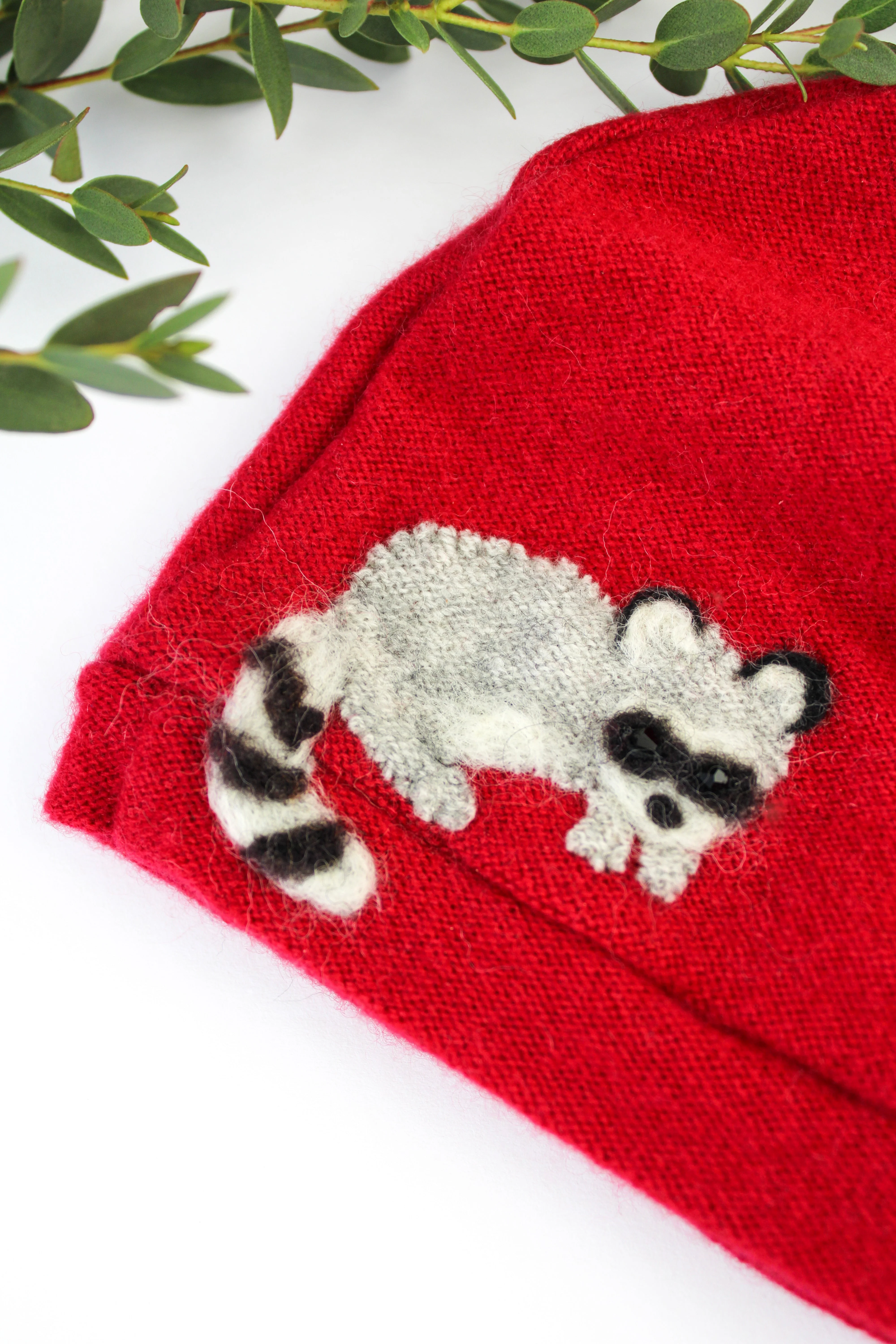 Raccoon Cashmere Hat - Baby - Image 7