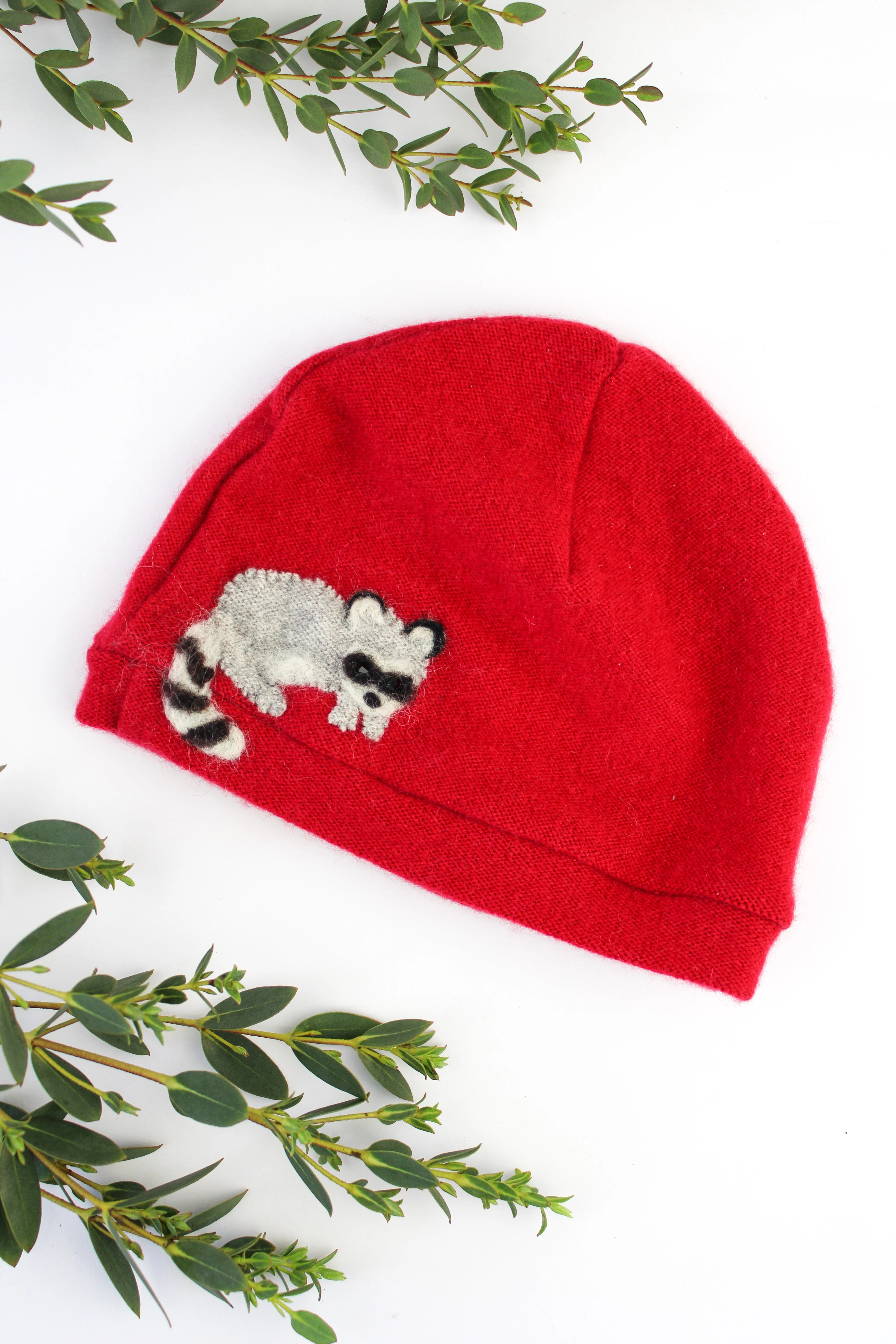 Raccoon Cashmere Hat - Baby - Image 9