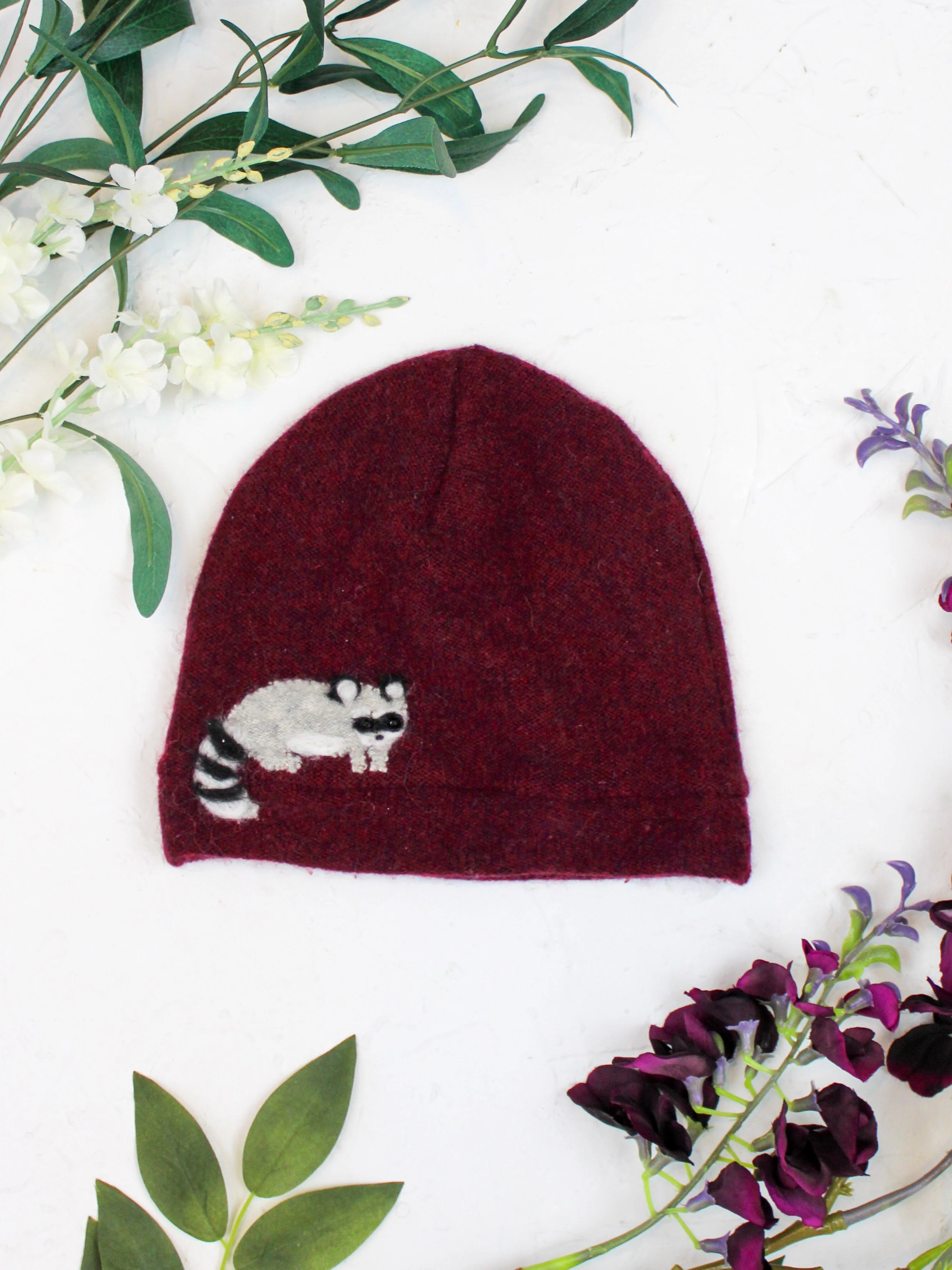 Raccoon Cashmere Hat - Child - Image 10