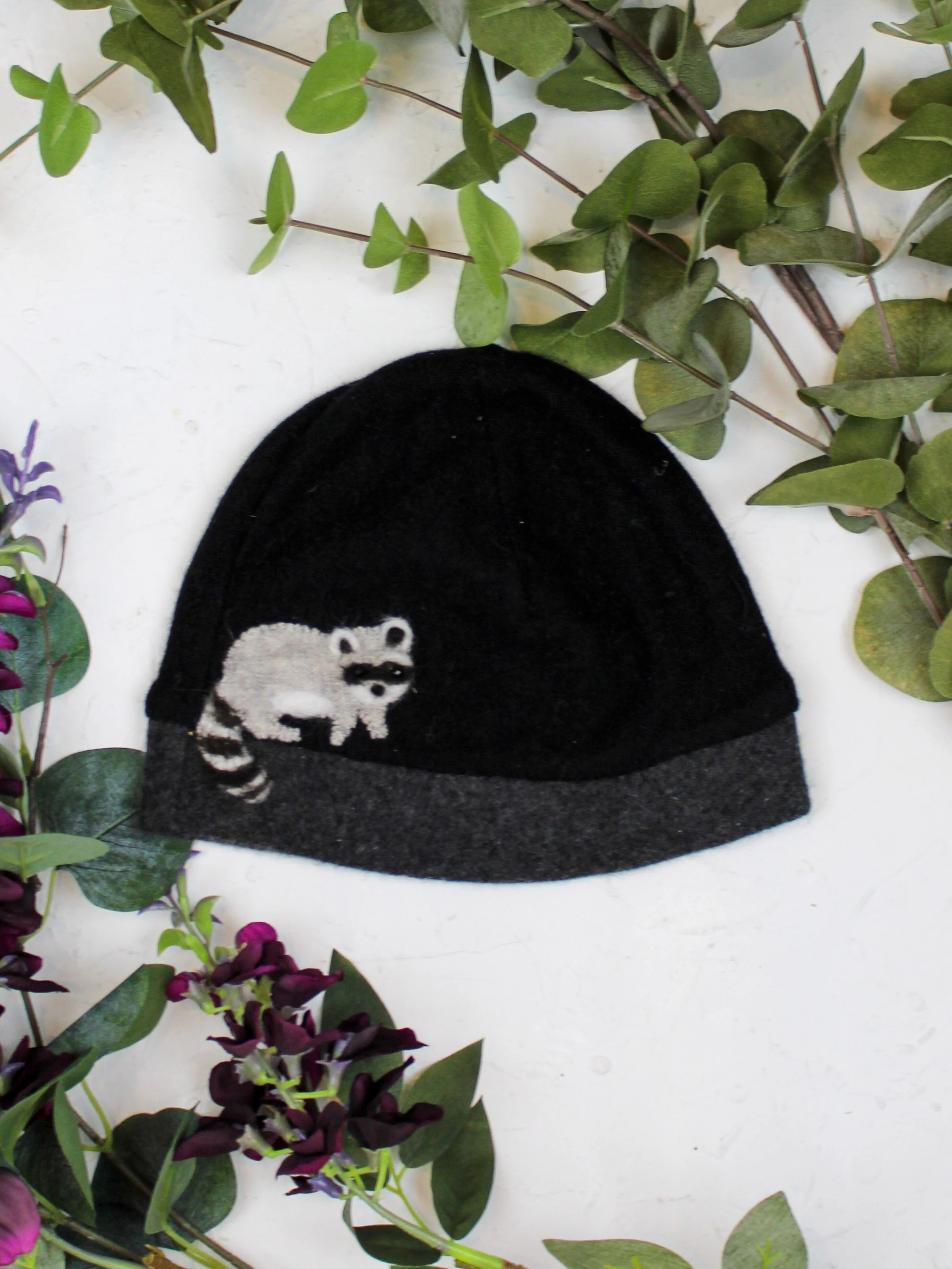 Raccoon Cashmere Hat - Child - Image 12