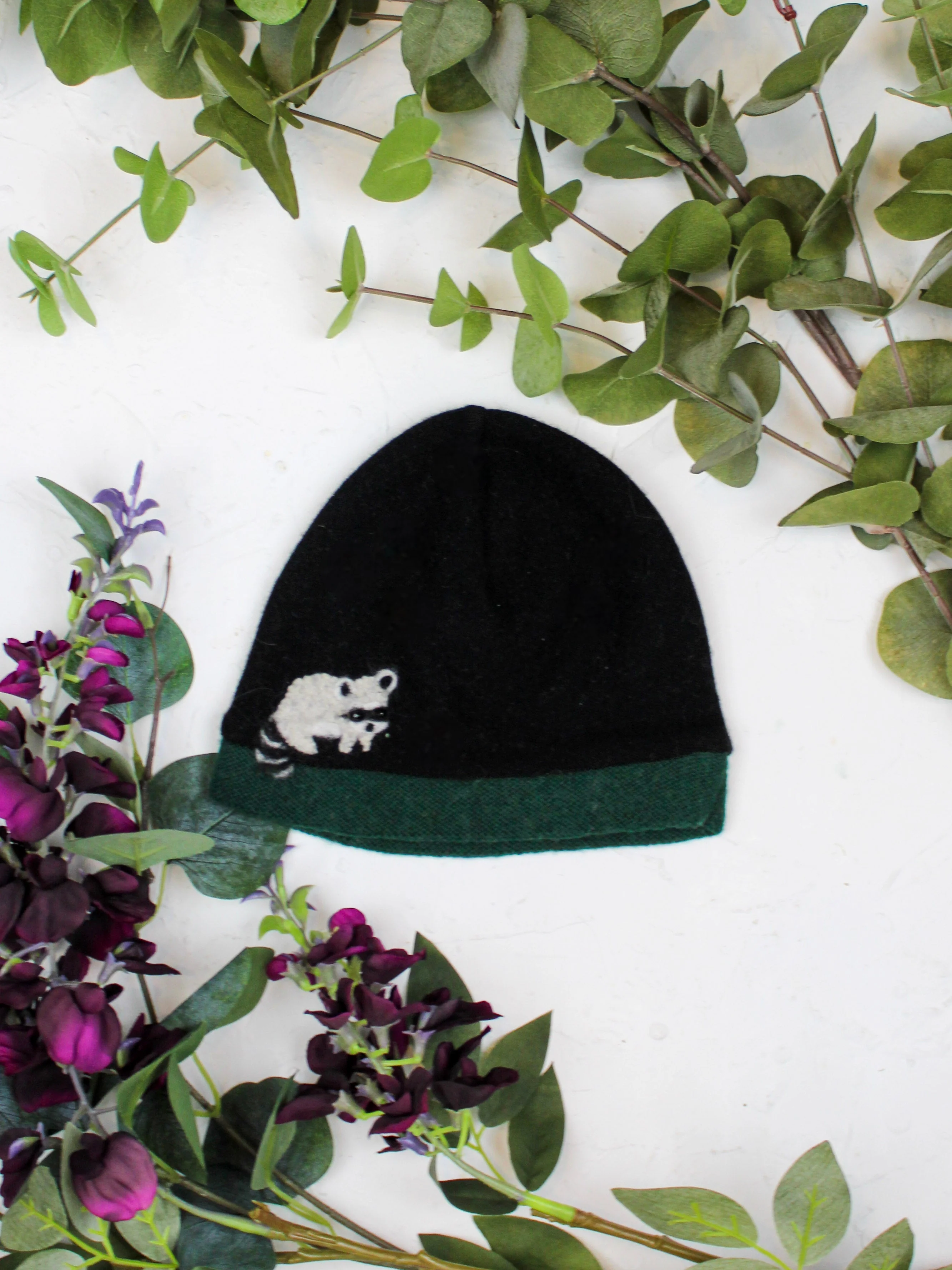 Raccoon Cashmere Hat - Child - Image 13