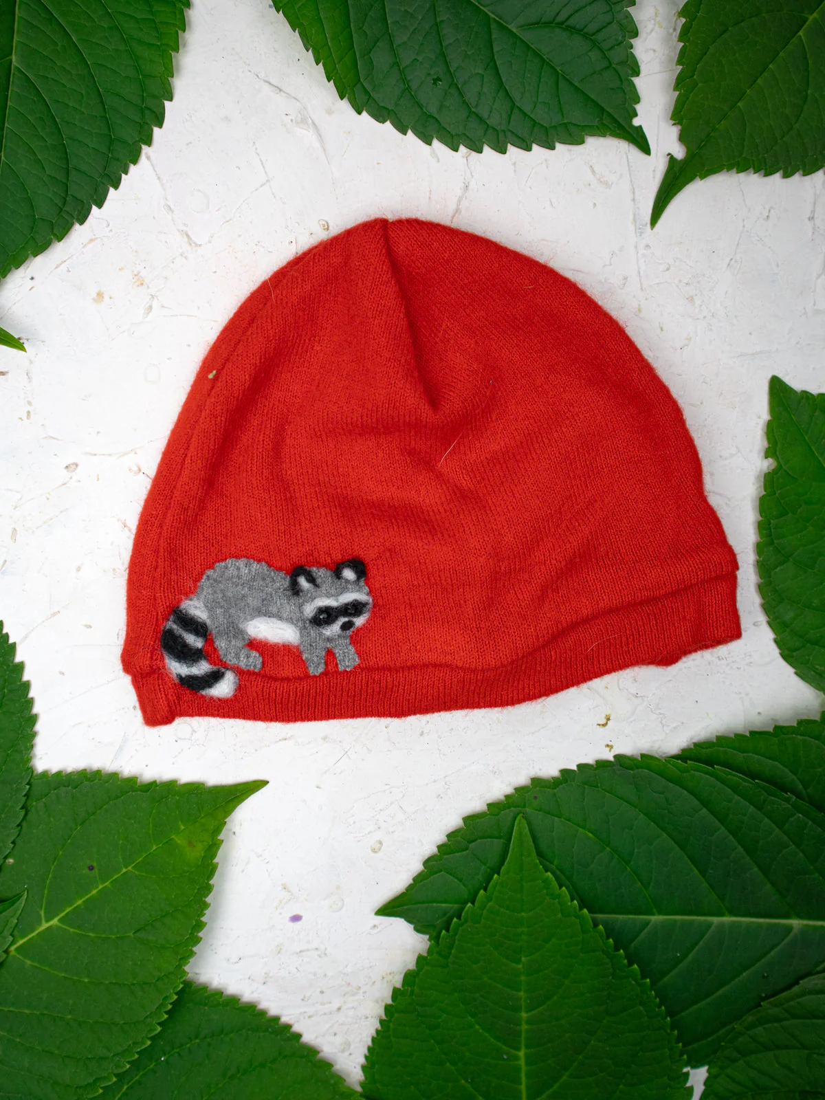 Raccoon Cashmere Hat - Child - Image 2