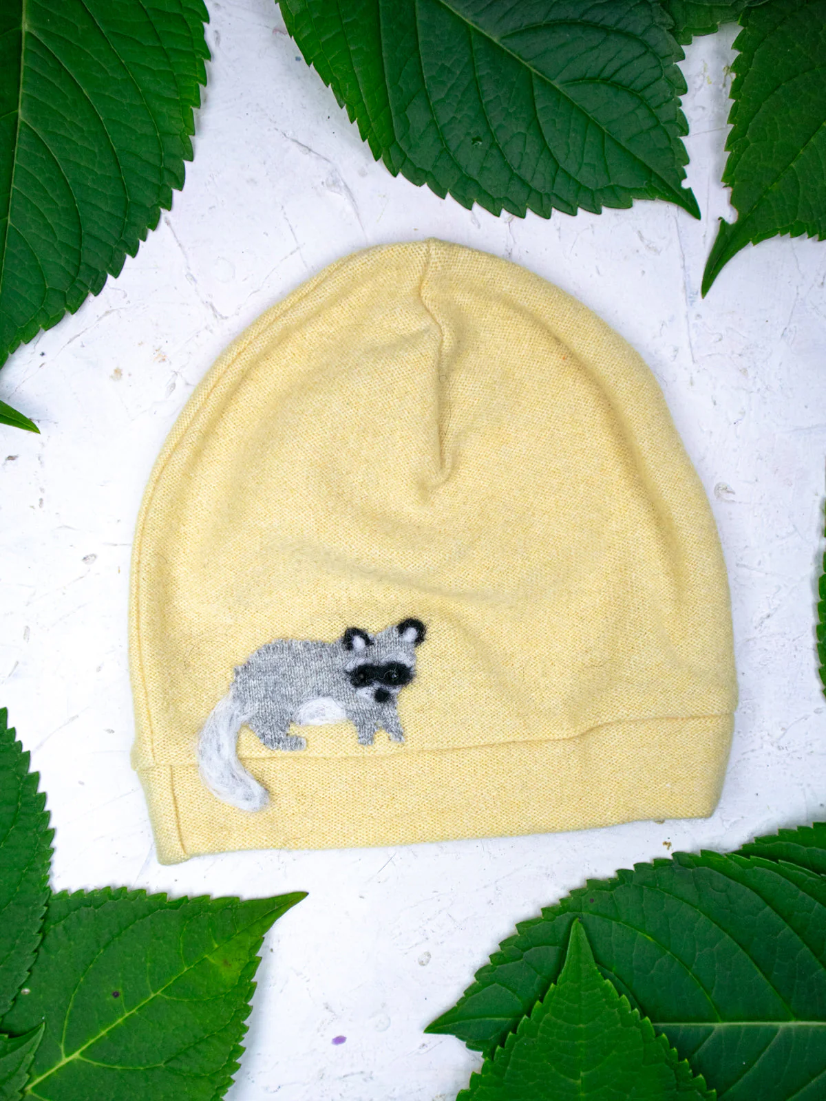 Raccoon Cashmere Hat - Child - Image 4