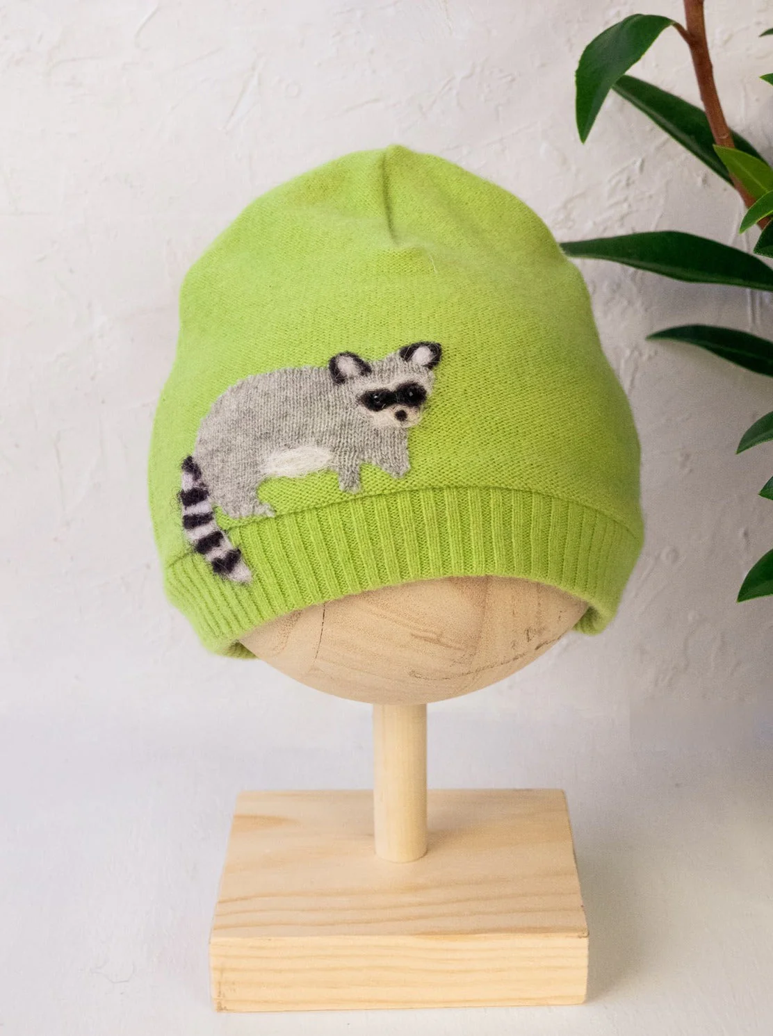 Raccoon Cashmere Hat - Child - Image 7