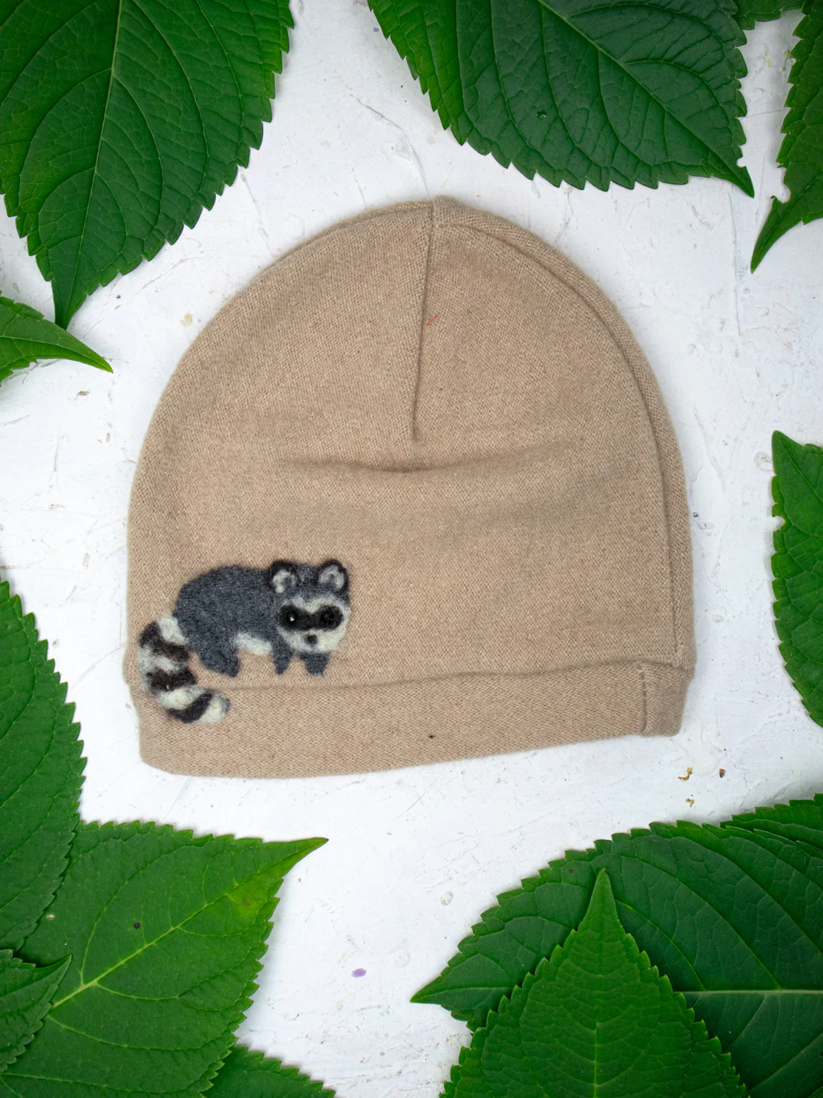 Raccoon Cashmere Hat - Toddler - Image 2