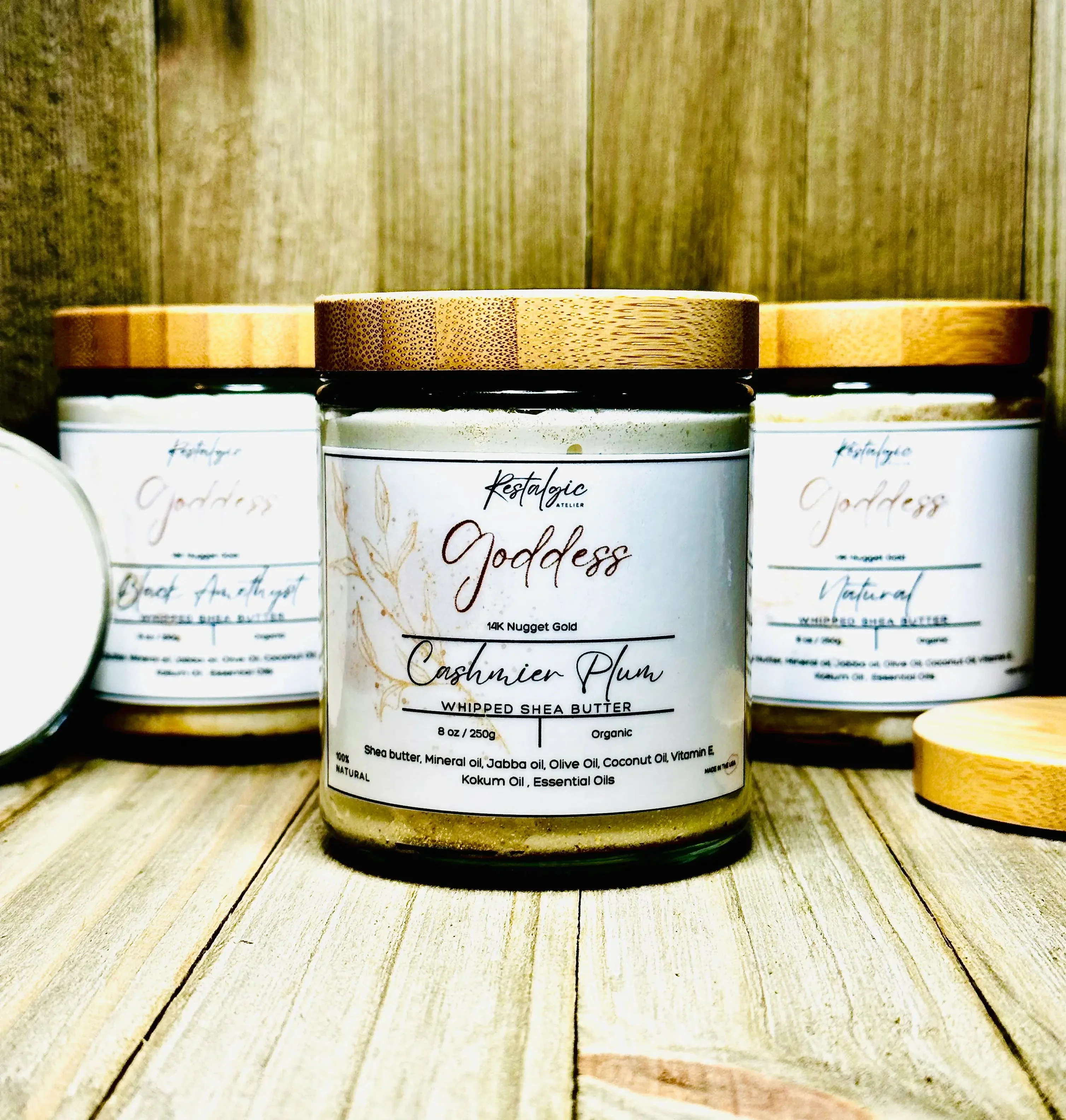 Radiate with Irresistible Glamour: Introducing our Luxe Shimmer Body Butter" - Image 2