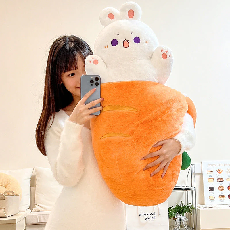 Radish Rabbit Doll Cat Pillow Toy - Image 5
