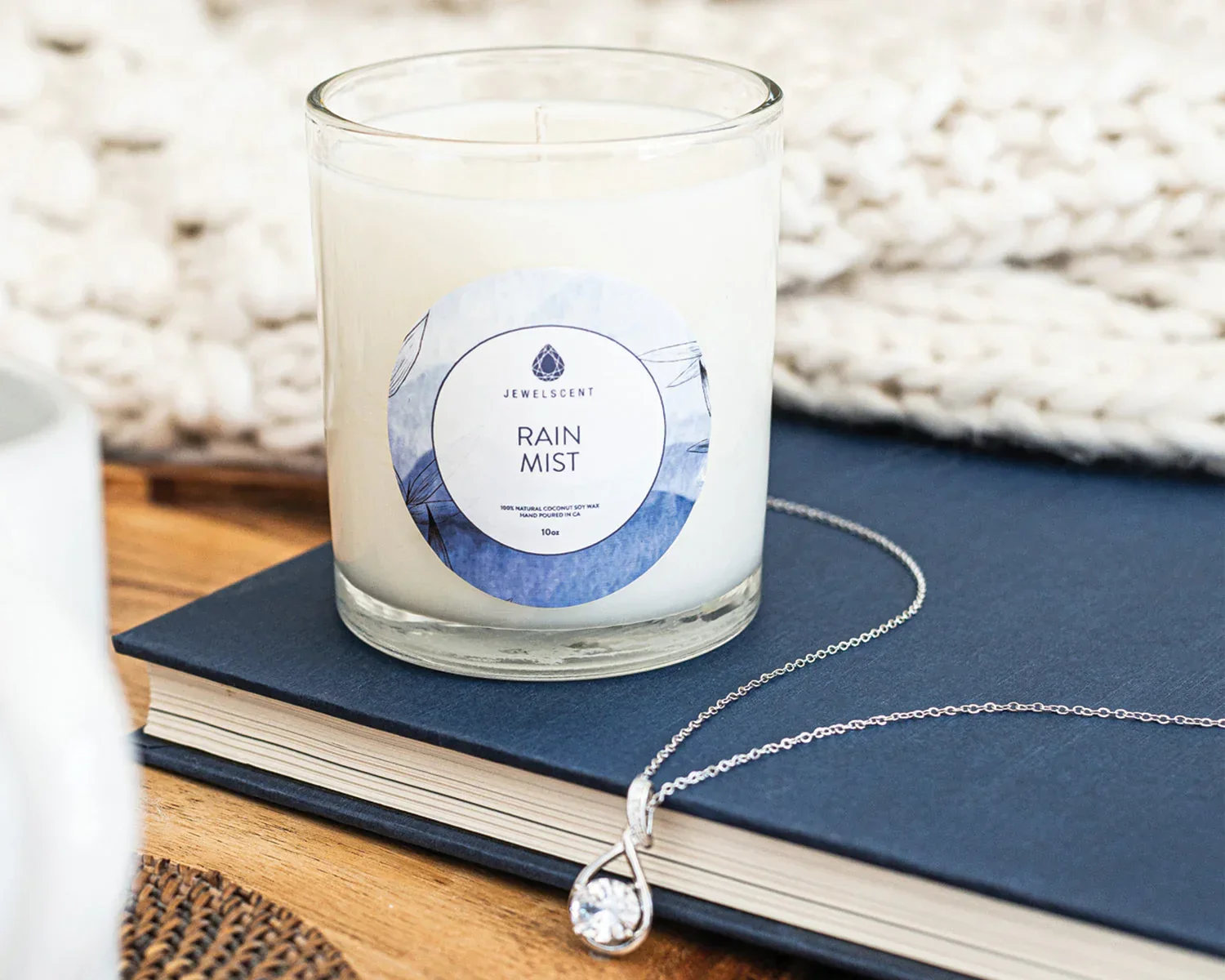 Rain Mist 10oz Signature Jewelry Candle - Image 2