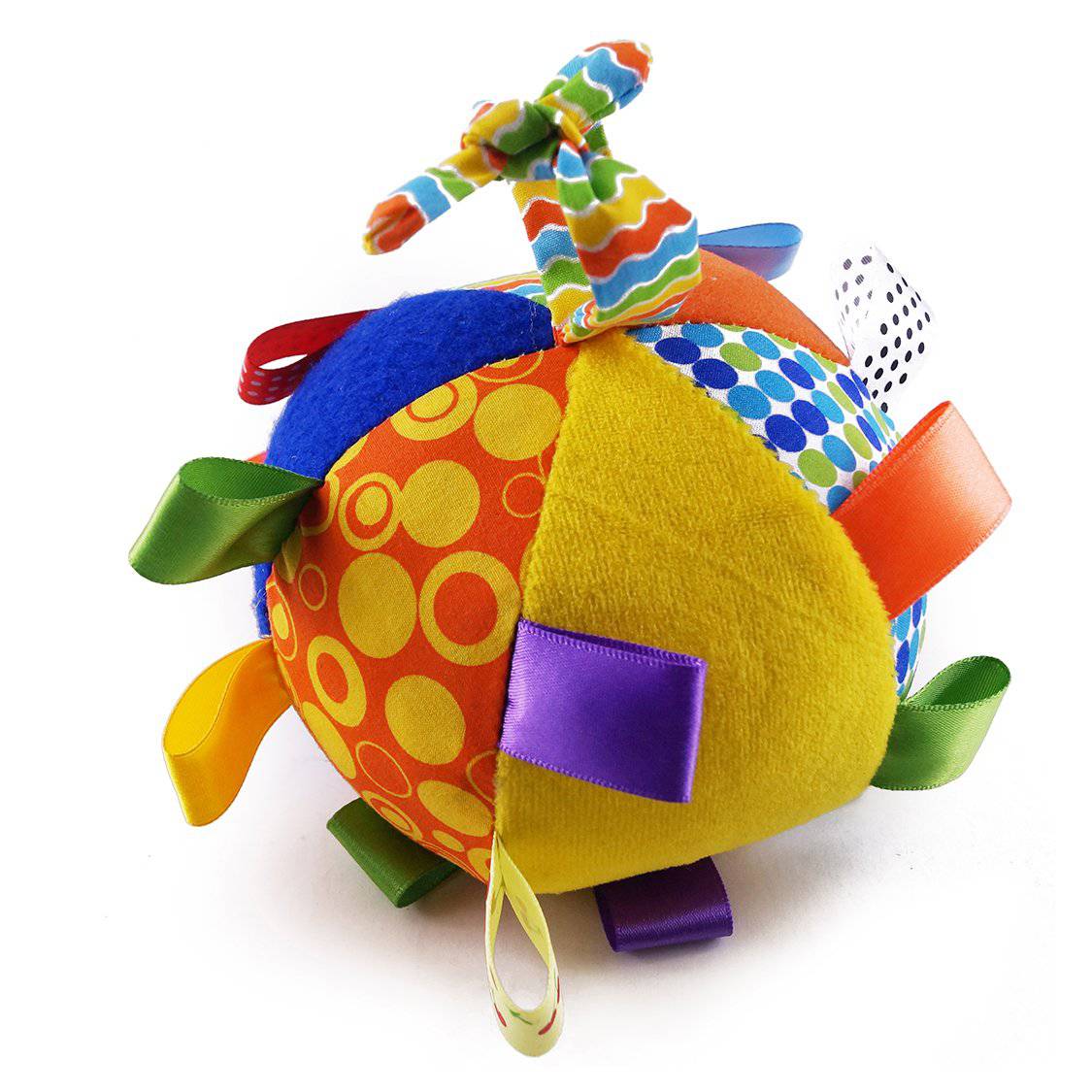 RAINBOW RIBBONS Plush Infant Sensory Toy - Image 3