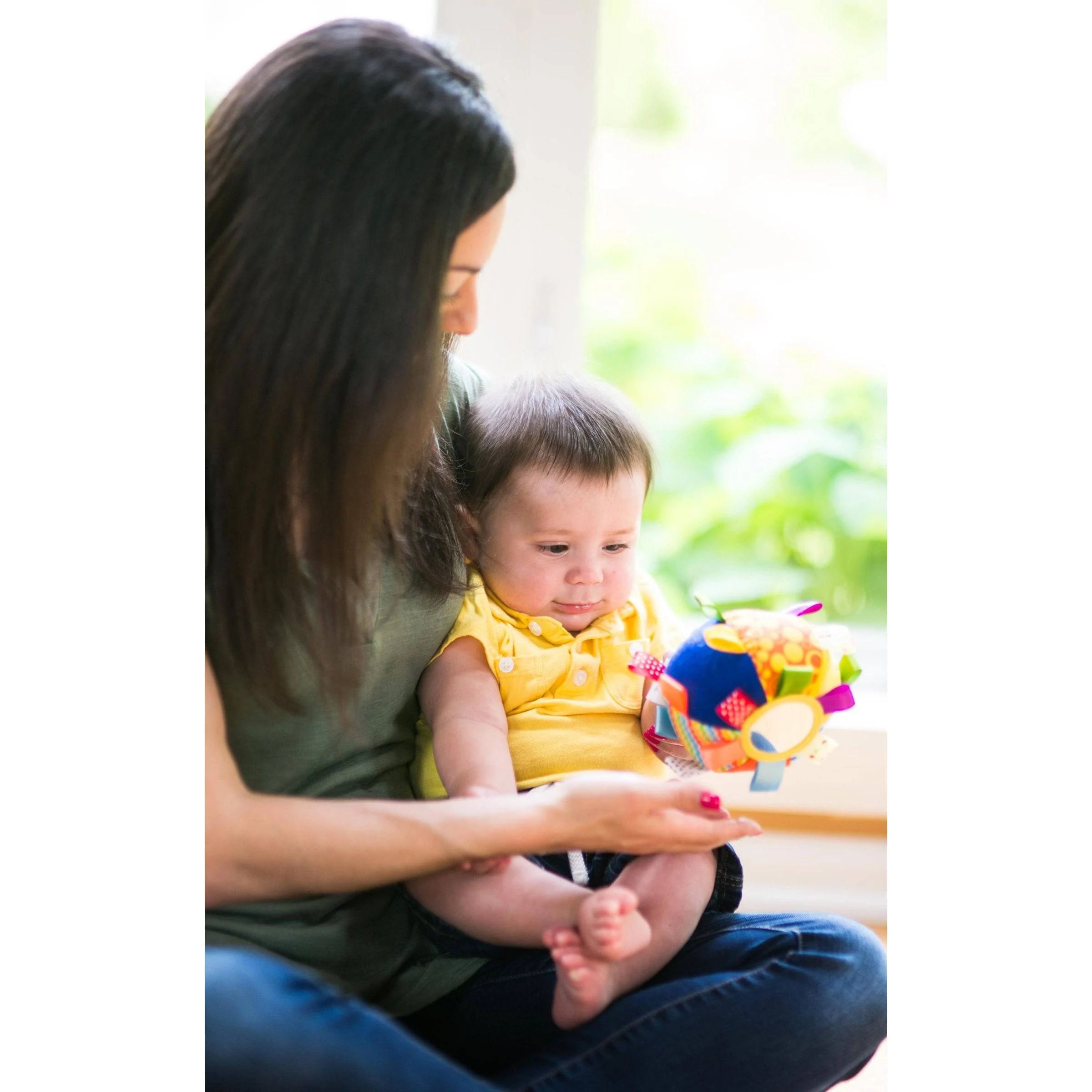 RAINBOW RIBBONS Plush Infant Sensory Toy - Image 4