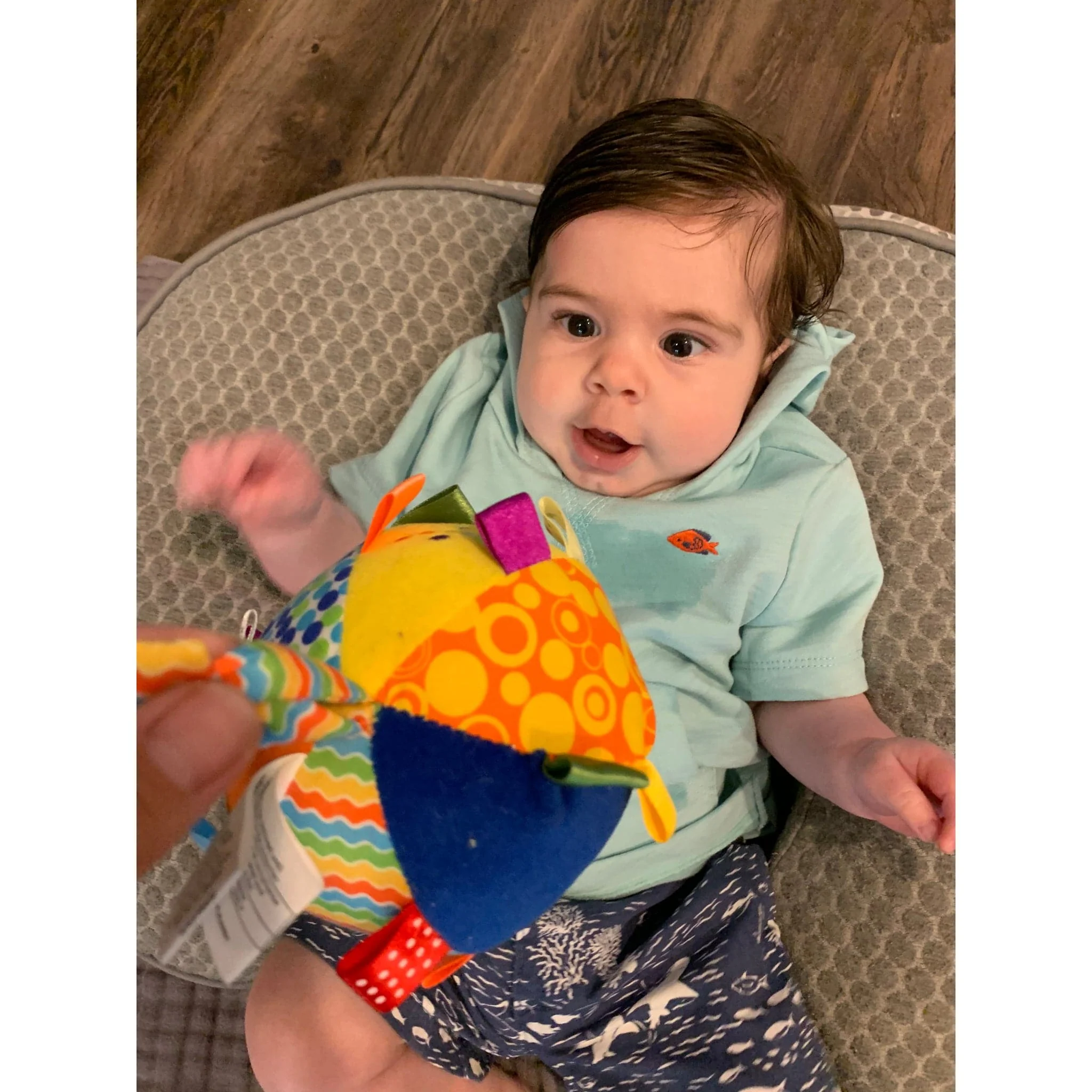 RAINBOW RIBBONS Plush Infant Sensory Toy - Image 5