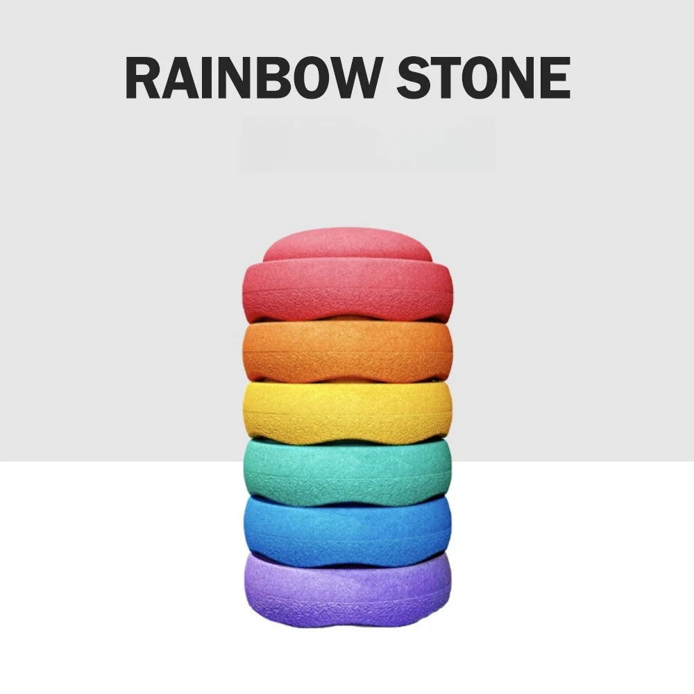 Rainbow River Crossing Stone Children's Balance Training Puzzle Toy - Image 7