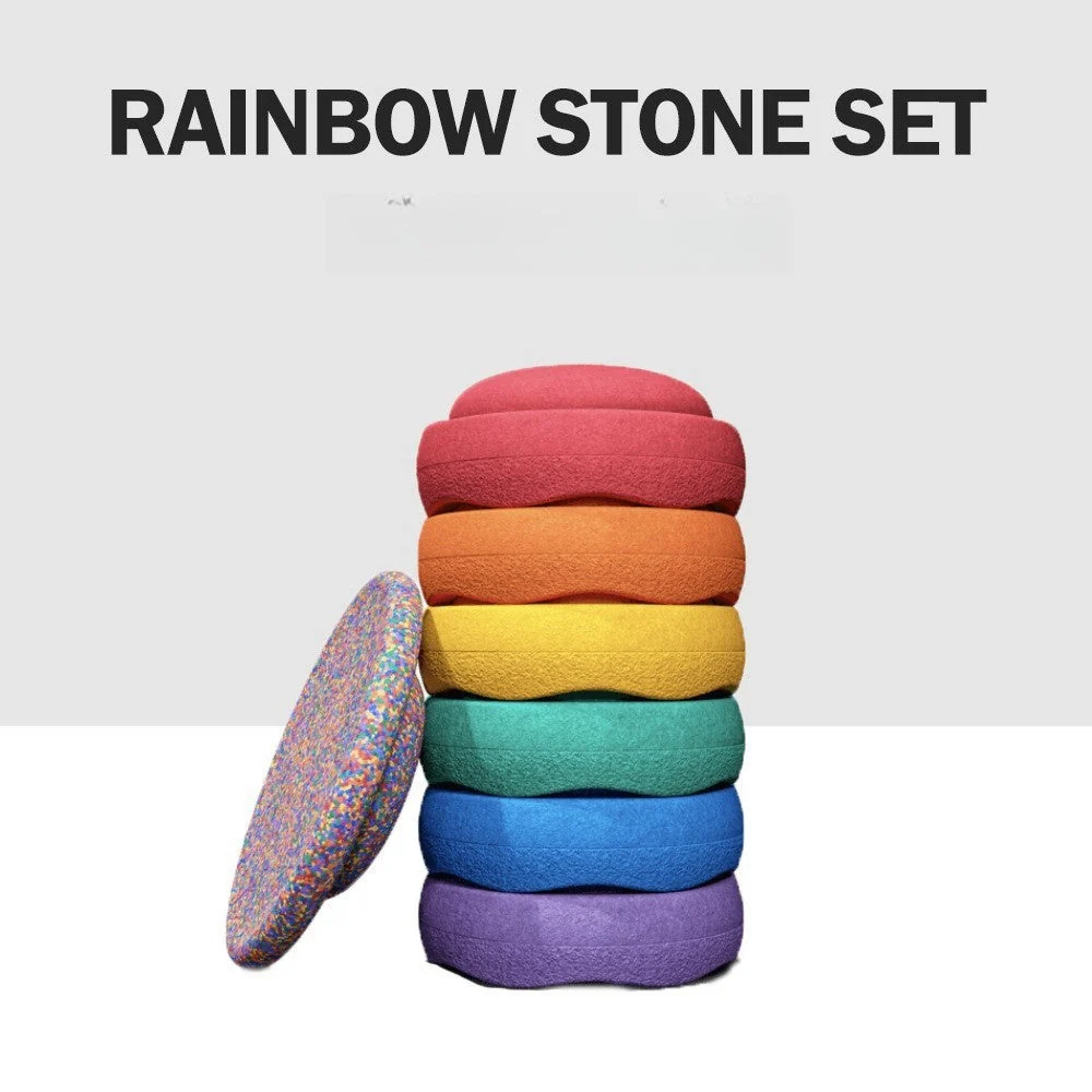 Rainbow River Crossing Stone Children's Balance Training Puzzle Toy - Image 8