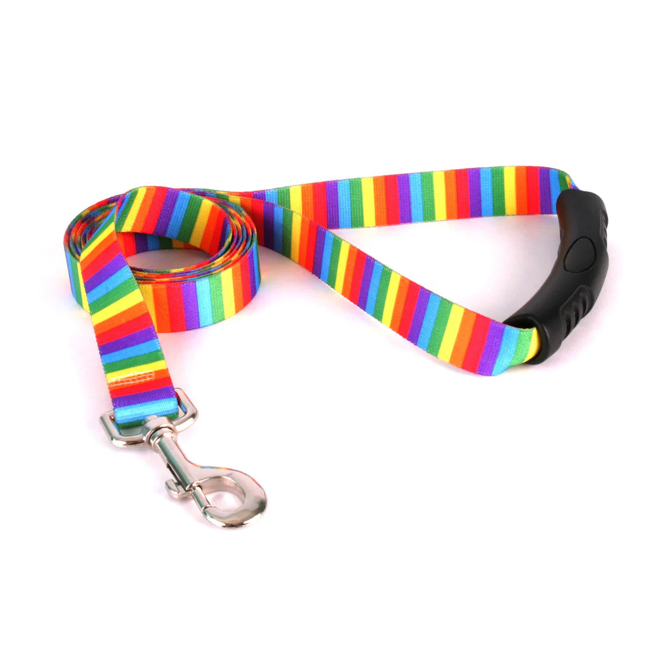 Rainbow Stripes Dog Leash - Image 3