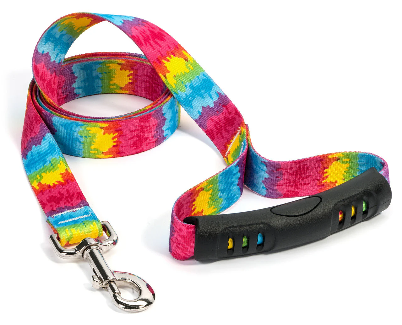 Rainbow Tie Dye Dog Leash - Image 2
