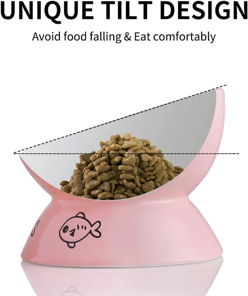 Raised Cat Bowl for Dry Wet Cat Food - Image 3