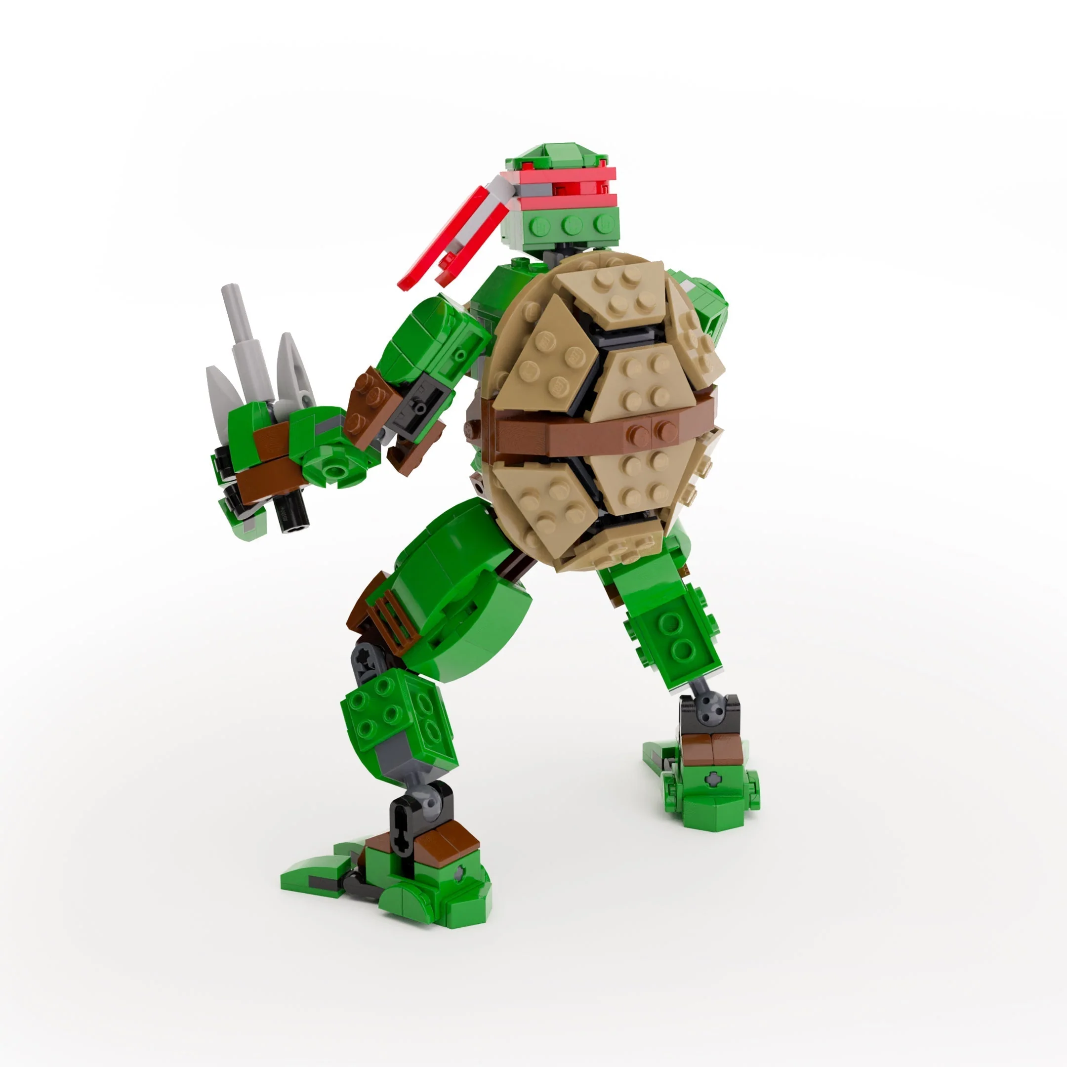 Raphael - Custom TMNT Figure made using LEGO parts - B3 Customs - Image 2
