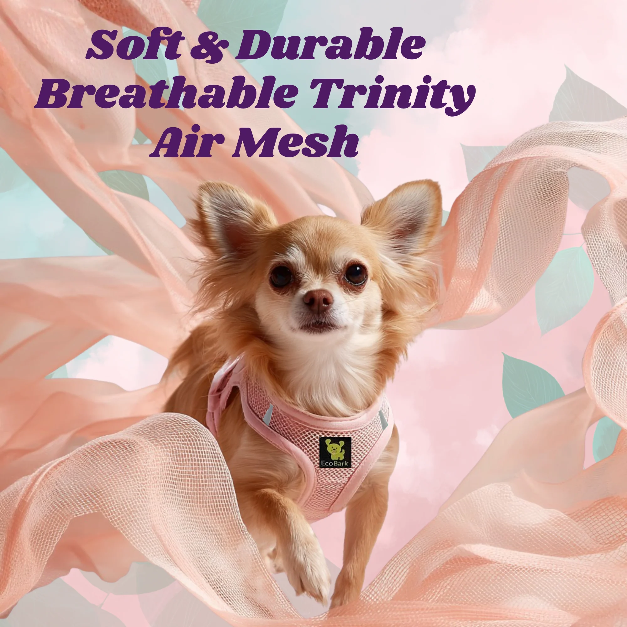 Rapid Fastener Step In Dog Harnesses - 30 Colors & Patterns / Baby Pink - Image 3