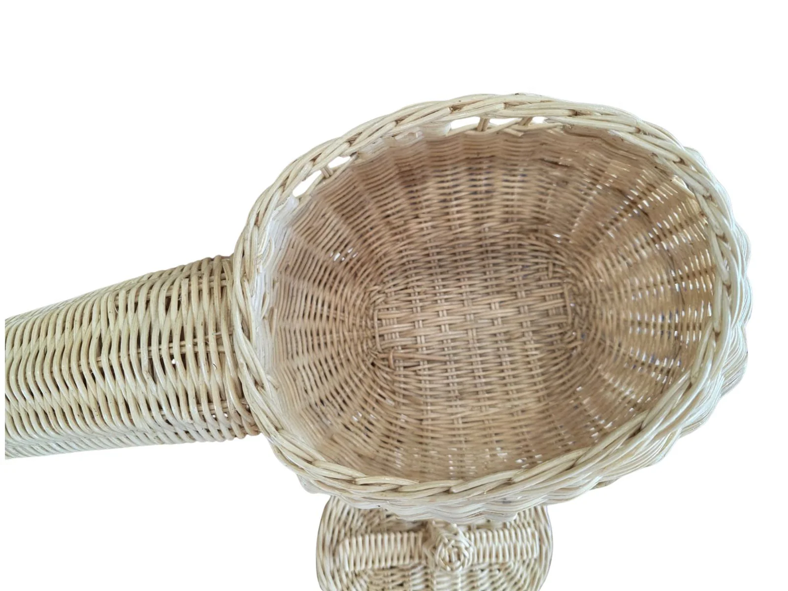 Rattan Toy Helicopter – Handcrafted Boho Pretend Play Toy for Kids | Montessori Airplane Nursery Decor - Image 9