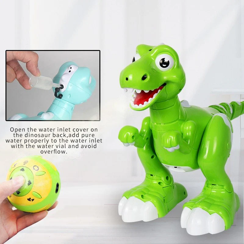 RC Dinosaur Intelligent Electronic Spray Music Dance 2-Colors Remote Control Dragon Animal Robots Child's Toys For Kids Gift - Image 4
