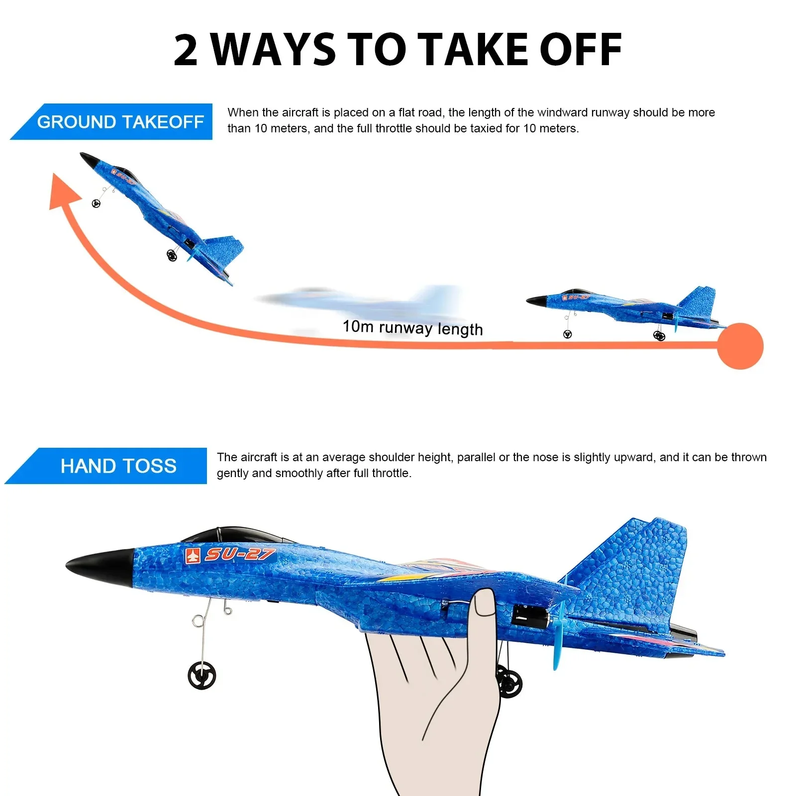RC Plane SU-27 Aircraft Remote Control Helicopter 2.4G Airplane EPP Foam RC Vertical Plane Children Toys Gifts - Image 5